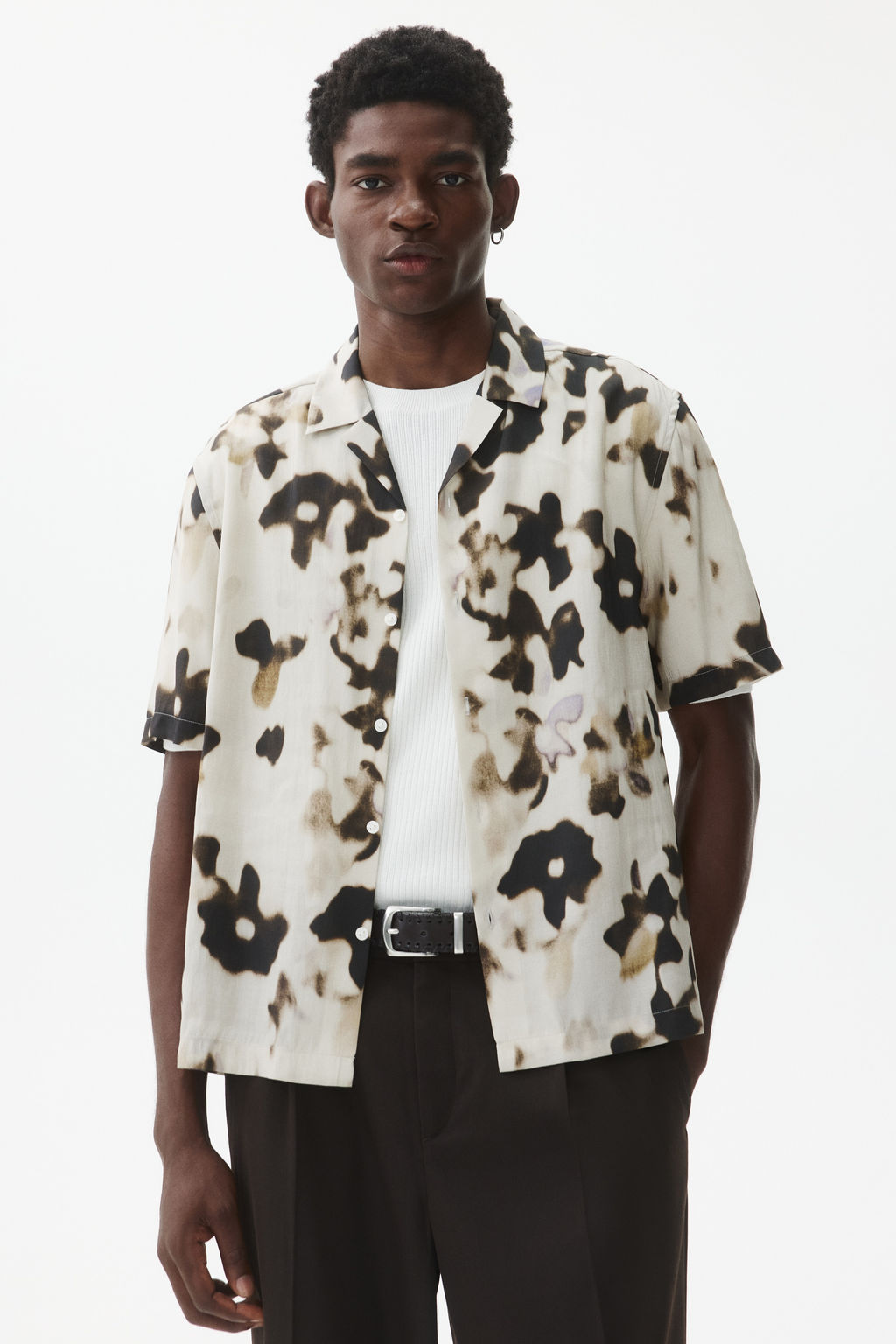 Camisa resort estampada Regular Fit - H&m фото 3