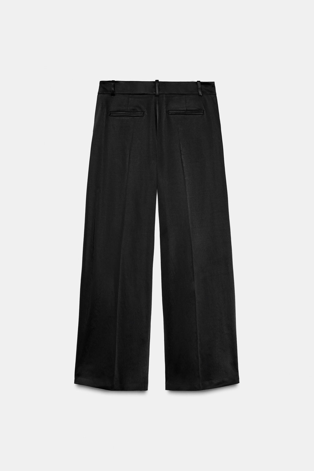 ZW COLLECTION SATIN TROUSERS WITH DARTS - Zara фото 12