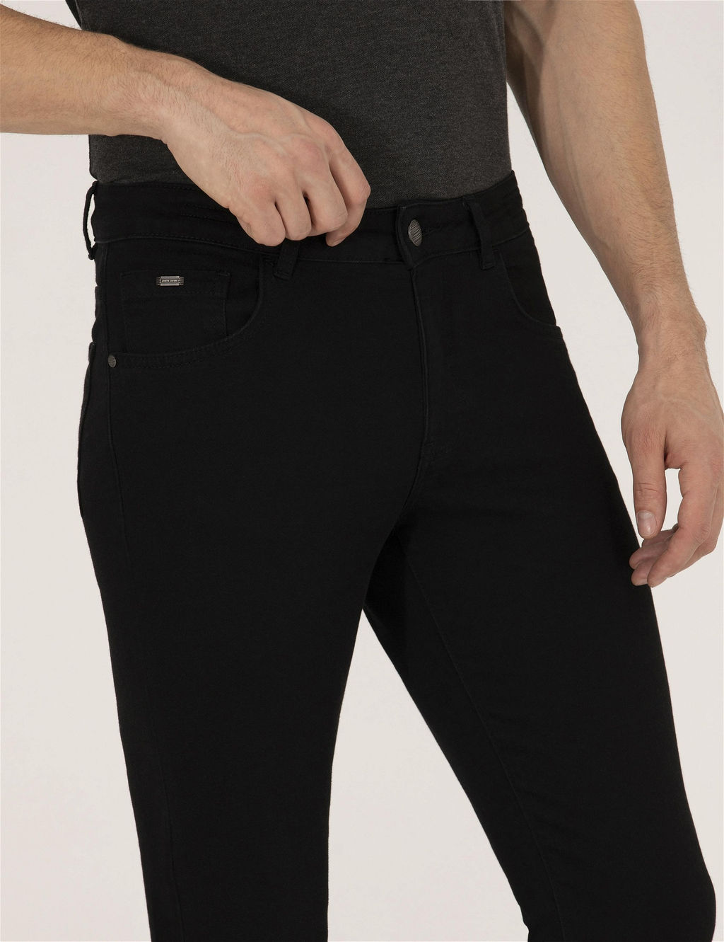 Siyah Slim Fit Jean Pantolon - Pierre cardin фото 6