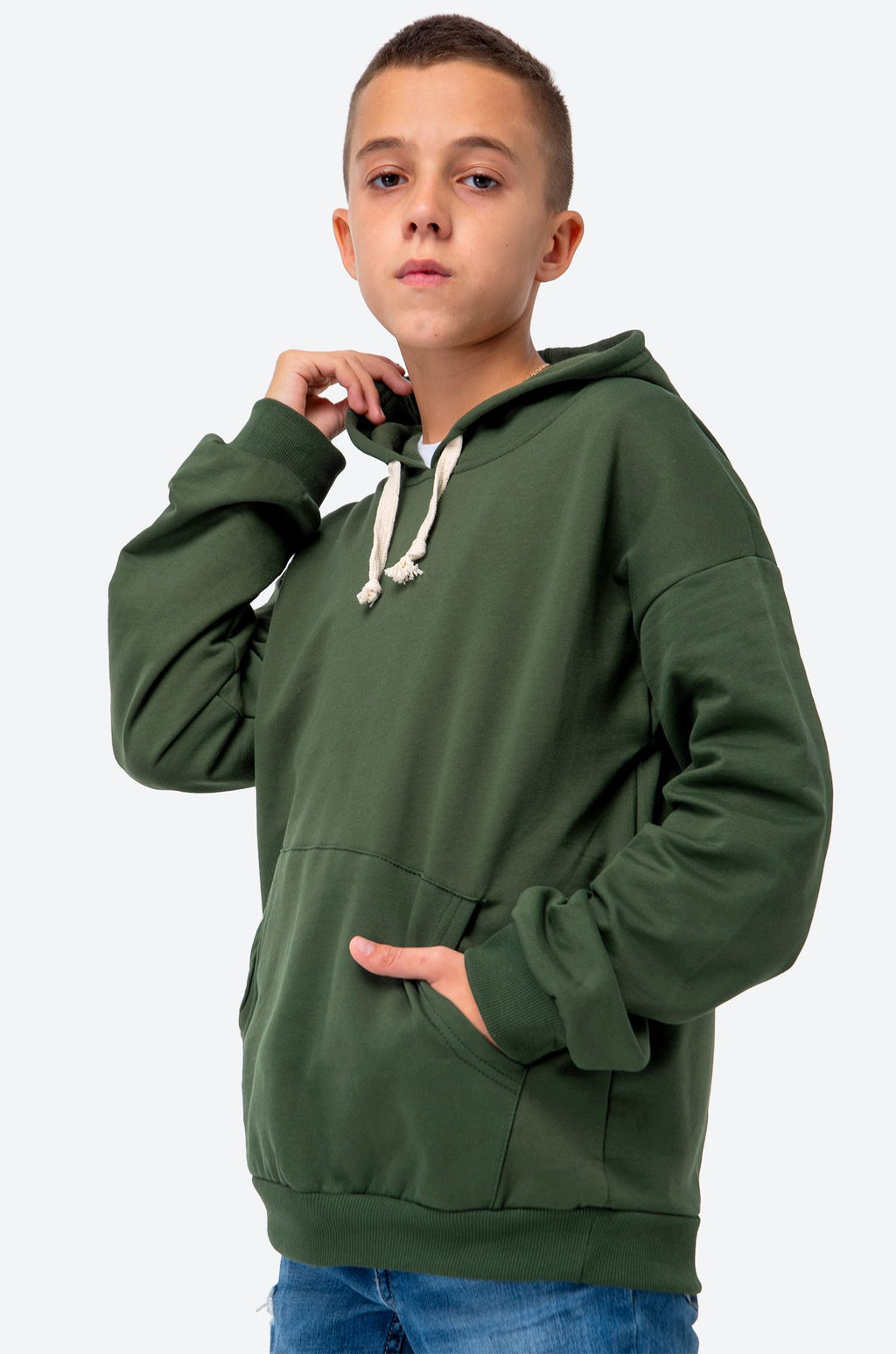 Толстовка для мальчика из футера с начесом Happyfox