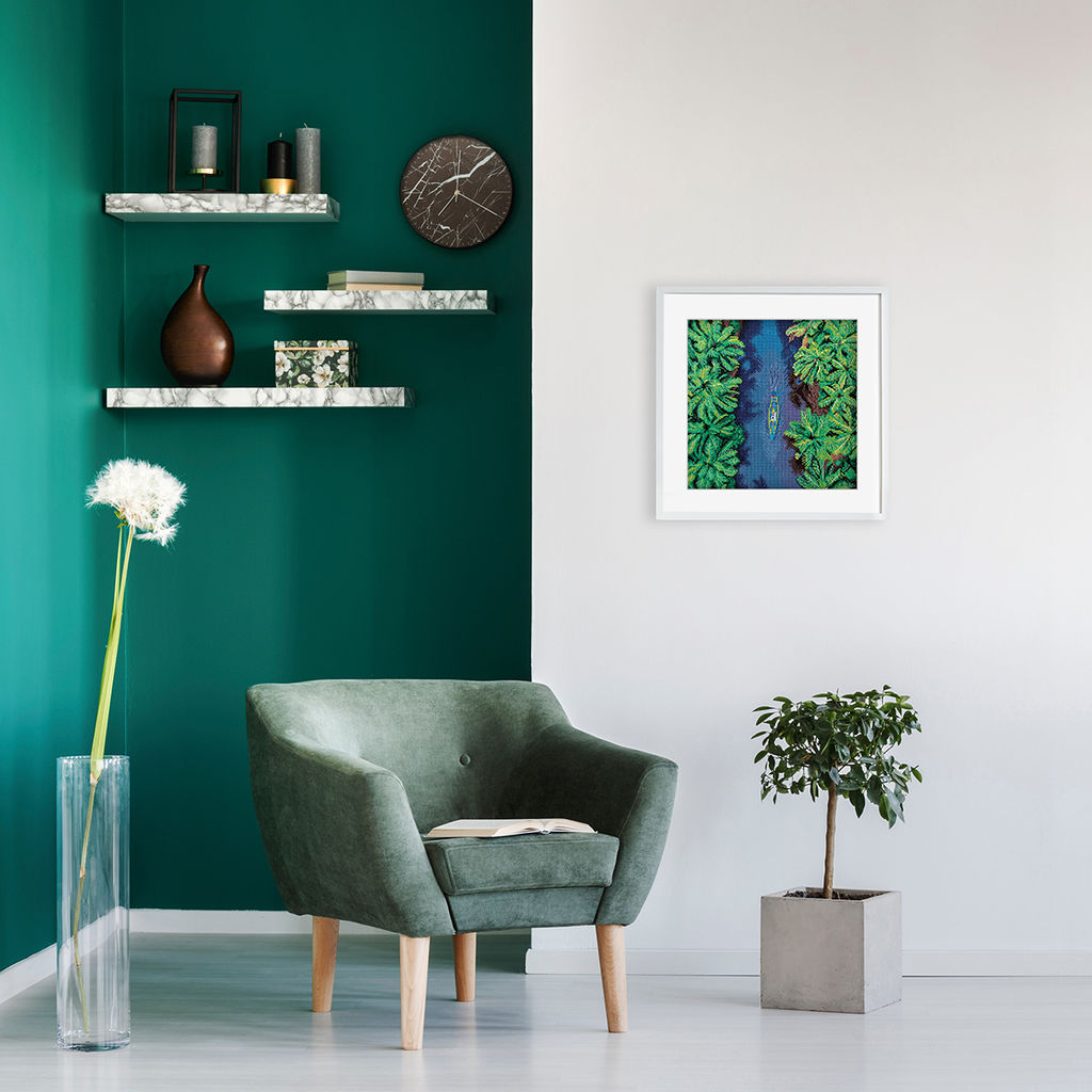 Набор для вышивания PANNA PS-7481 Путешествие по тропикам 22.5 х 21 см