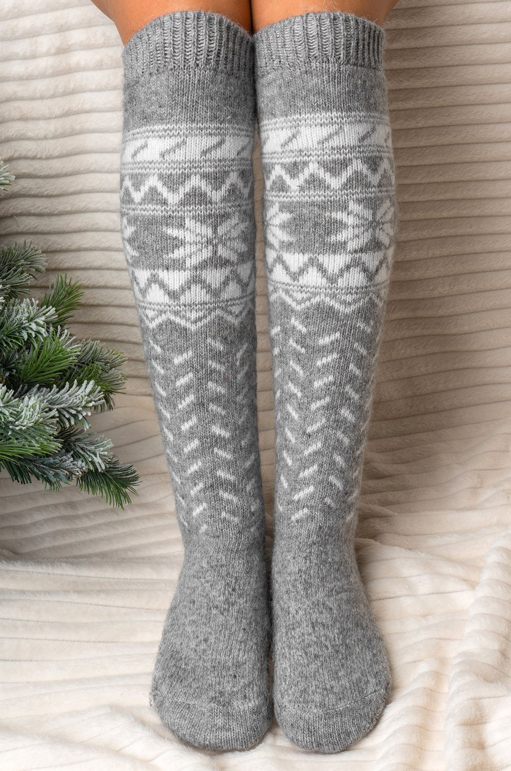 Женские шерстяные гольфы Happyfox