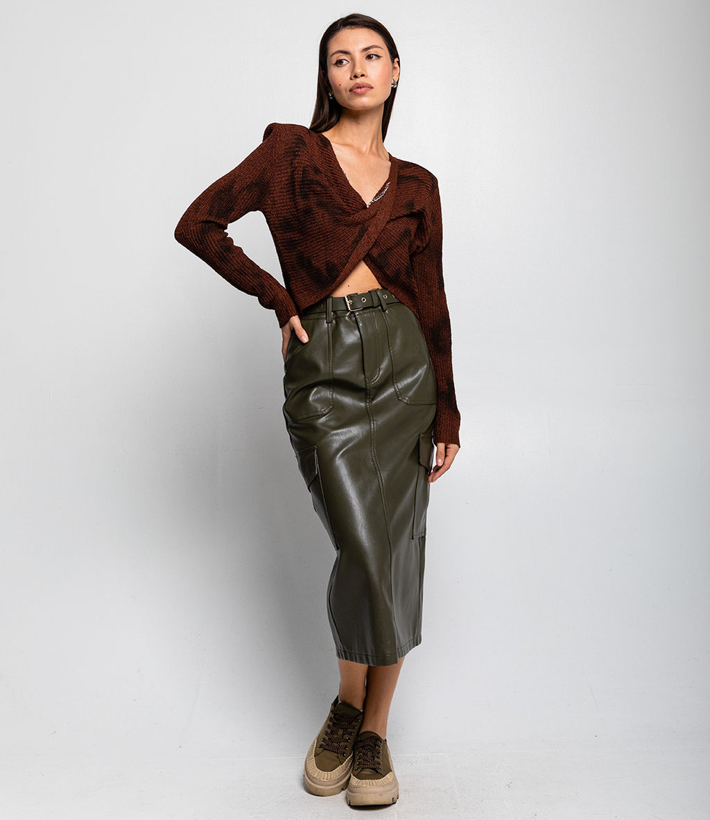 Джемпер #КТ1143, шоколадный - Dommod фото 4