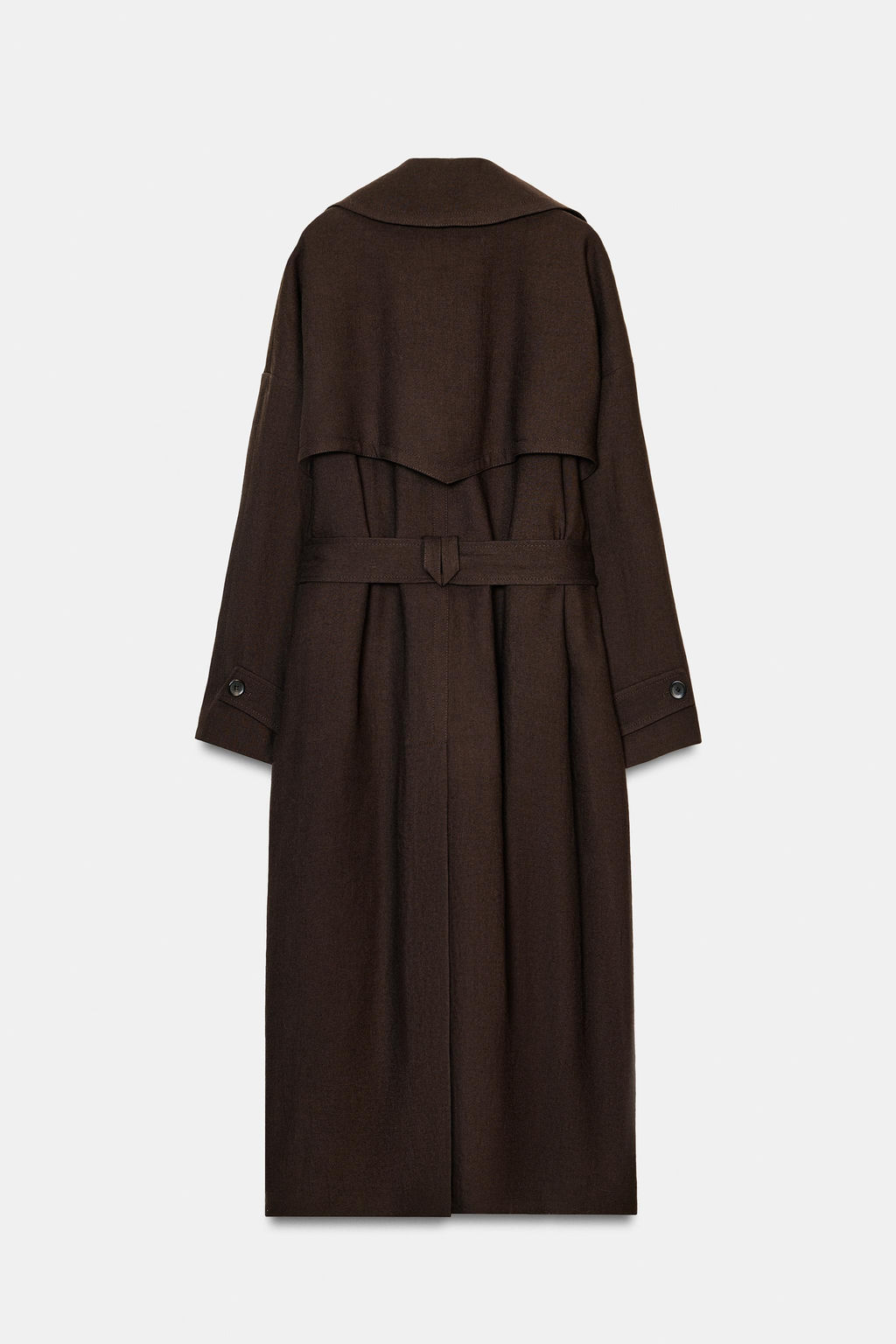 TRENCH FLUIDO LANA ZW COLLECTION LIMITED EDITION / Khaki