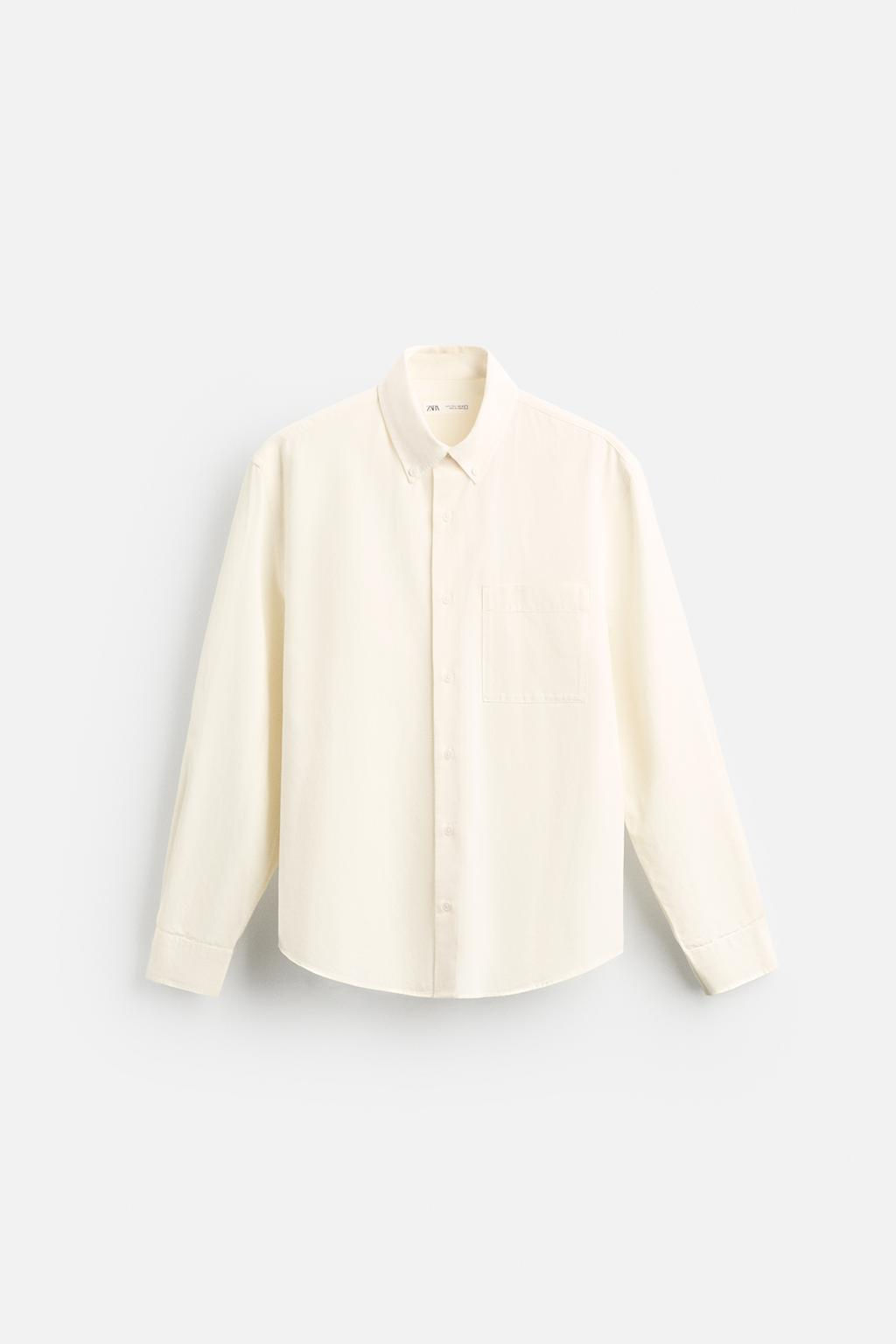 LYOCELL - COTTON SHIRT - Zara фото 14