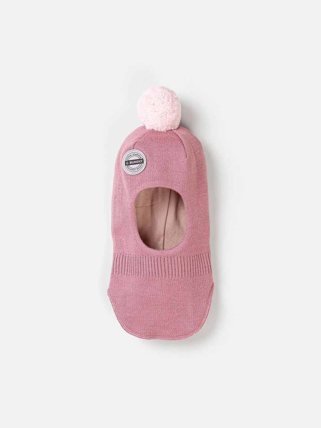 Шлем демисезонный из смесовой шерсти Пудра