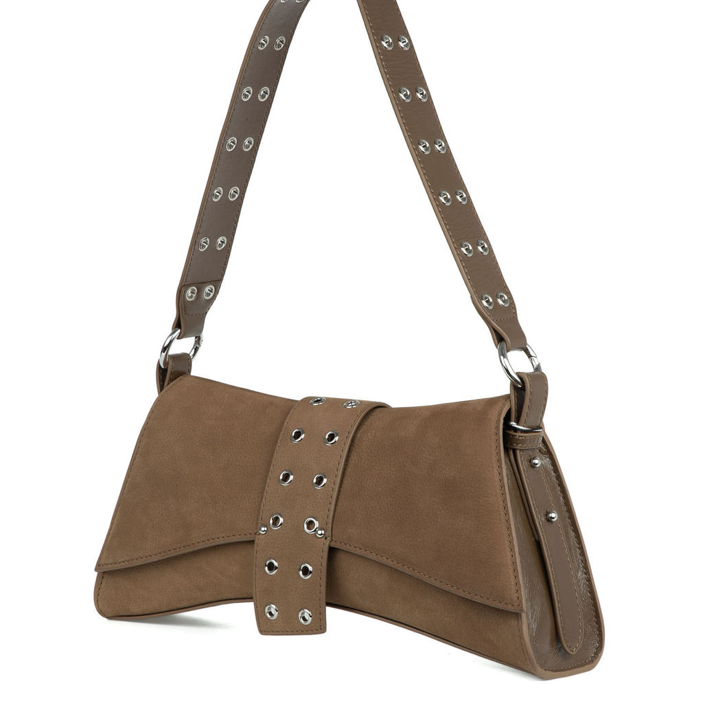 Женская сумка из нубука - Barcelo biagi фото 4