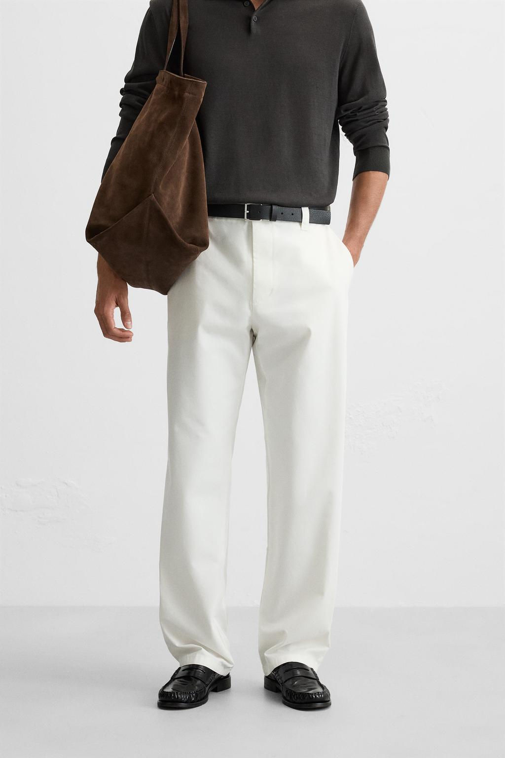 STRAIGHT-LEG CHINOS - Zara фото 2