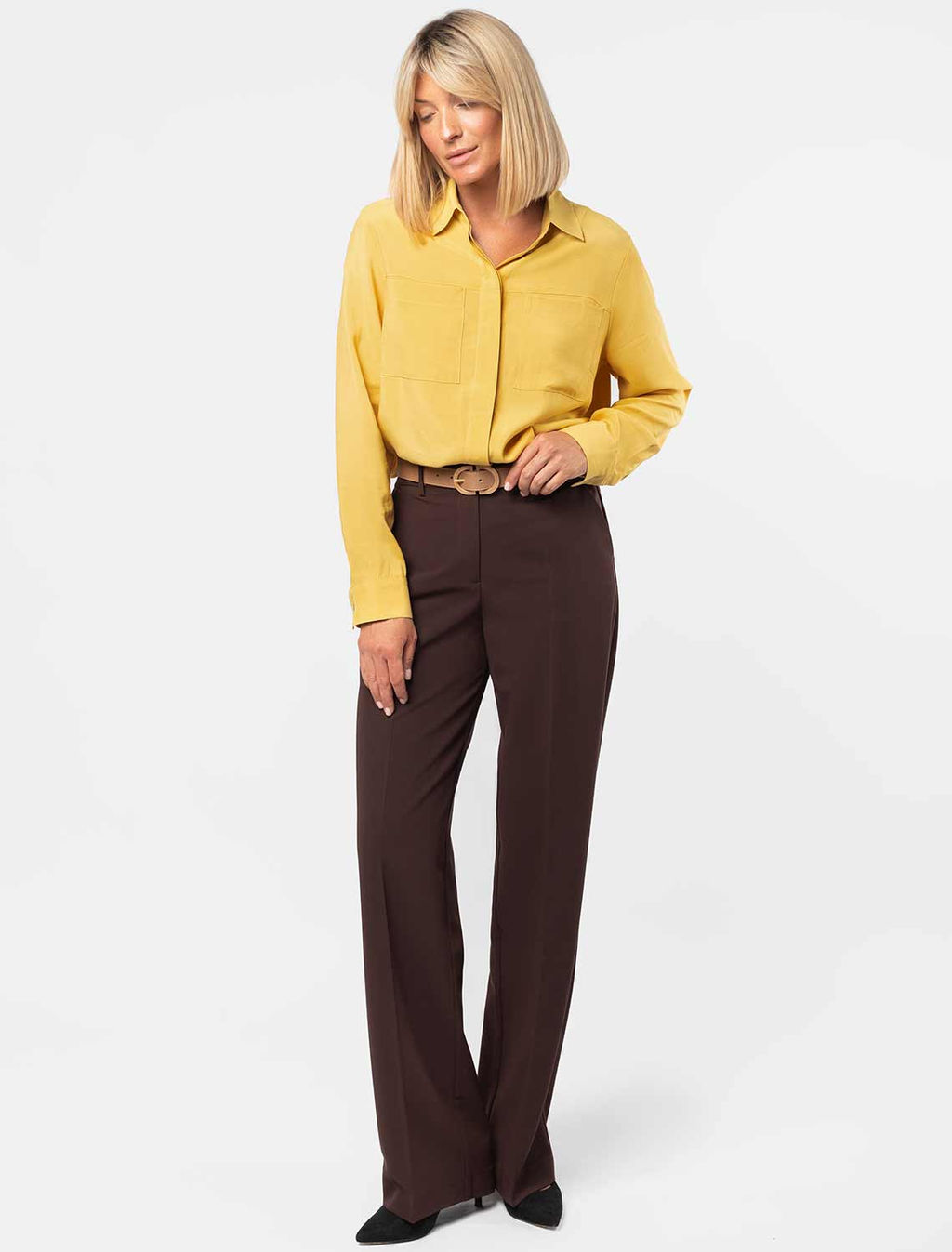 VILATTE / Блузка из вискозы с лиоцеллом  фото 4