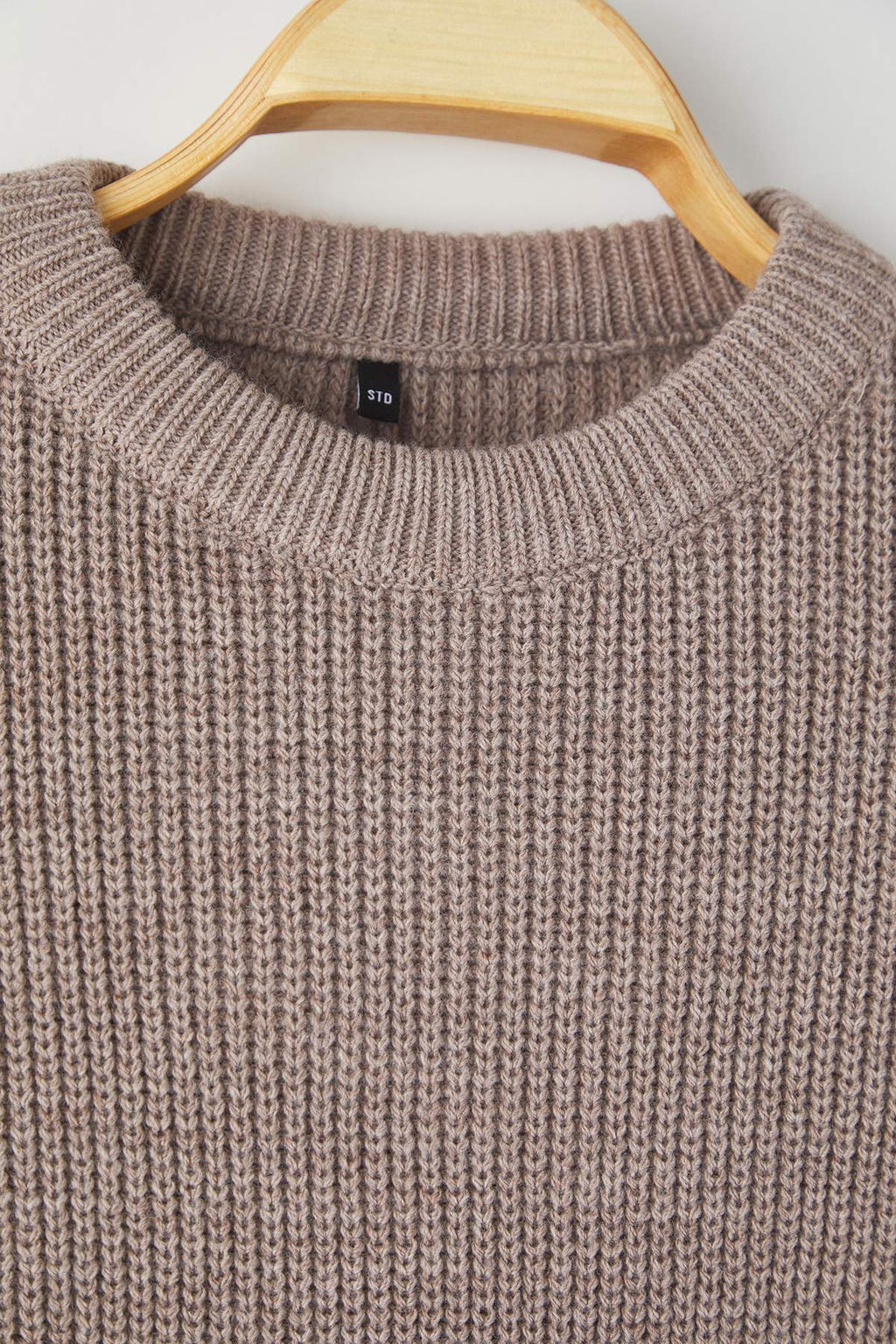 Bordo Genis Kal?p Fitilli Yumusak Dokulu Triko Kazak TWOAW25KZ00342 - Trendyolmilla фото 11