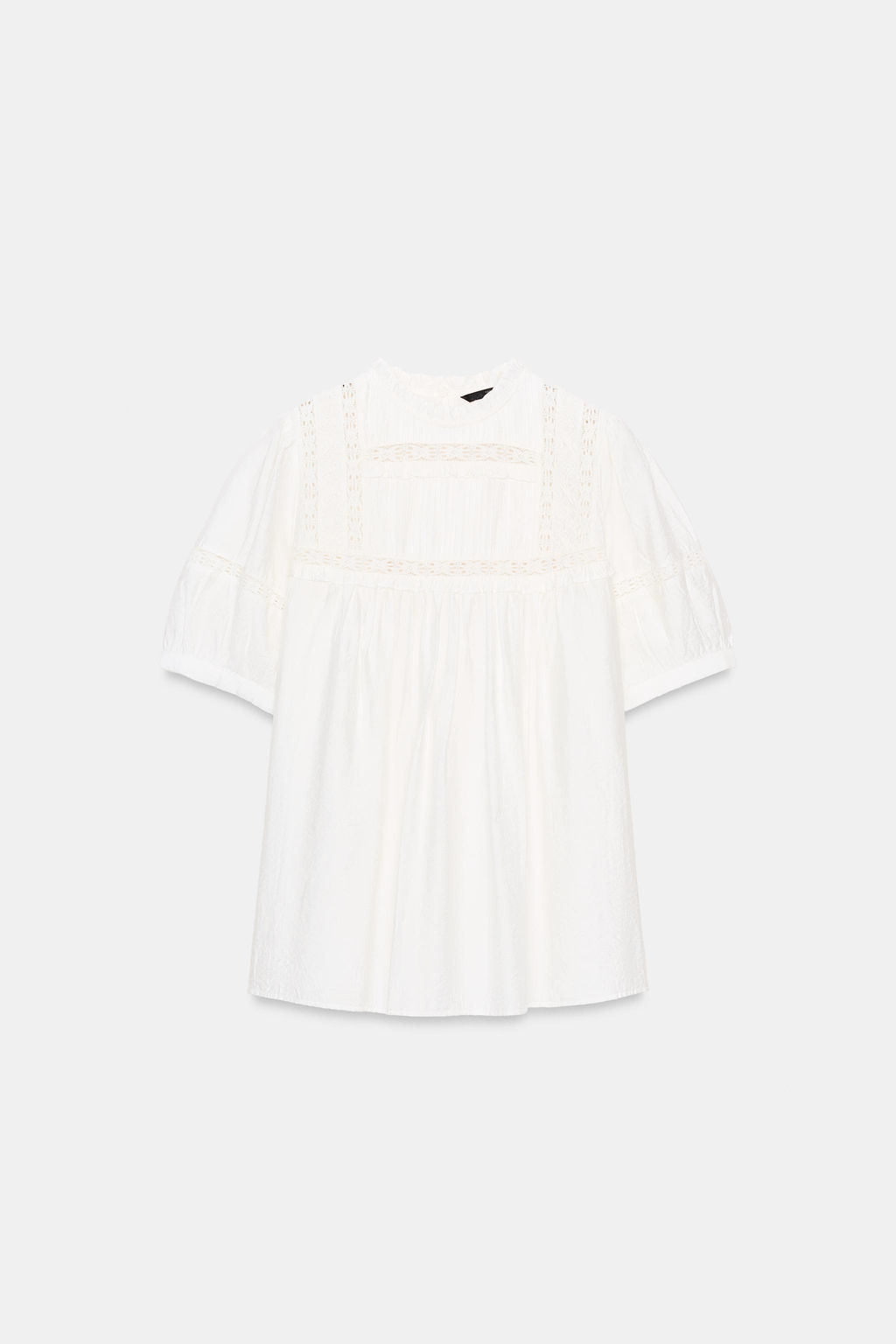 ROMANTIC BALLOON SLEEVE BLOUSE - Zara фото 21