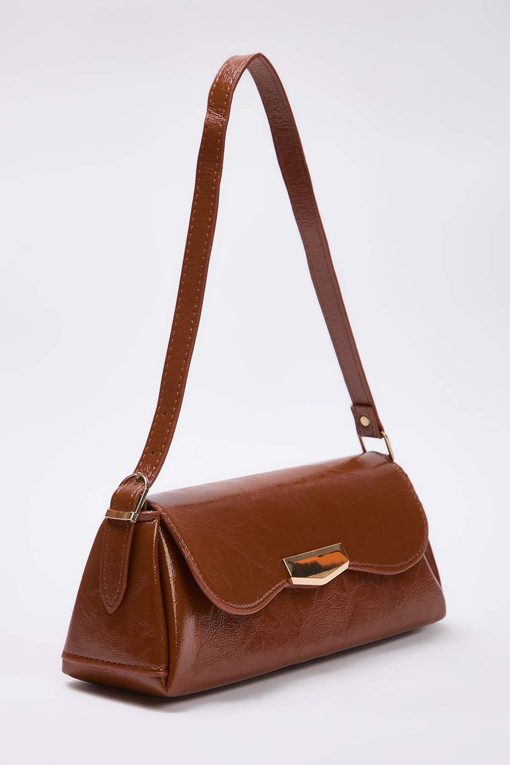 Kiremit K?r?s?k Cilt Kad?n Mini City Omuz Cantas? TAKAW26OC00079