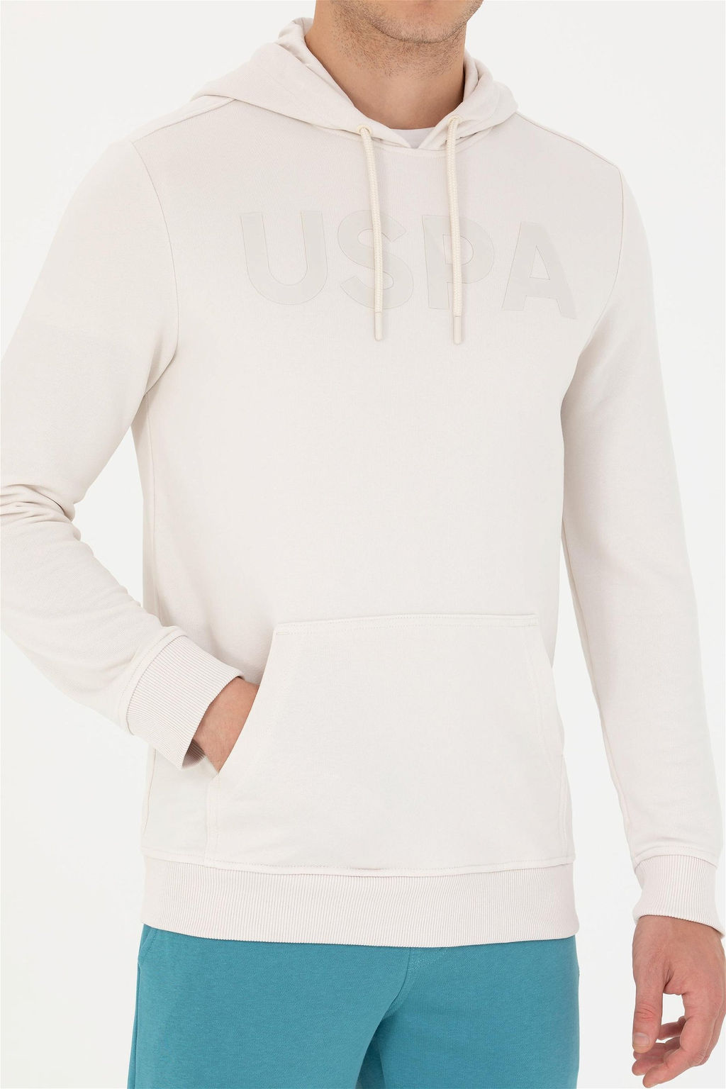 U. S. Polo Assn Мужская базовая толстовка с капюшоном и камнем - U.s. polo assn фото 6