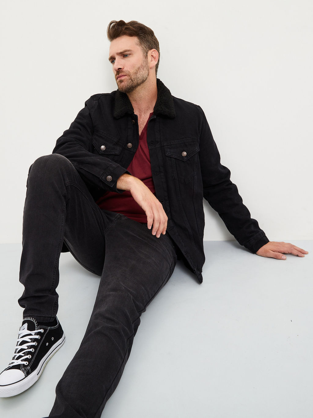 Мужская джинсовая куртка - Mossmore фото 22