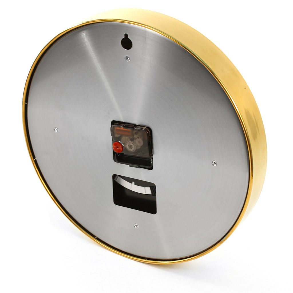 Часы настенные Субмарина д34см мягкий ход, металл., с датой (с люминесцентным циферблатом) (Китай) - Домашняя мода фото 5