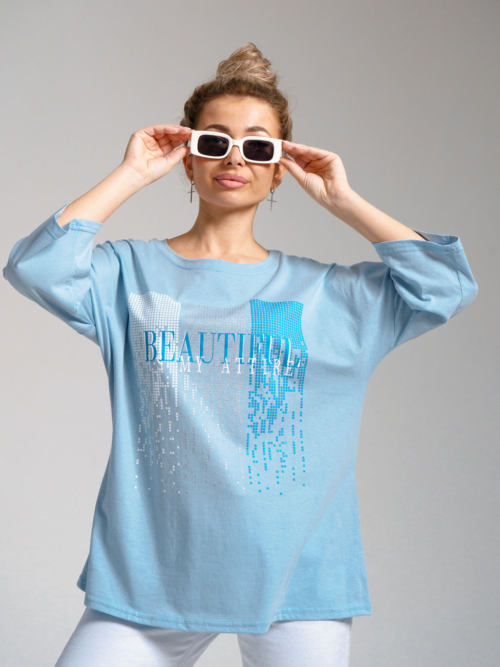 897 Футболка из турецкого хлопка - Svetekst фото 29