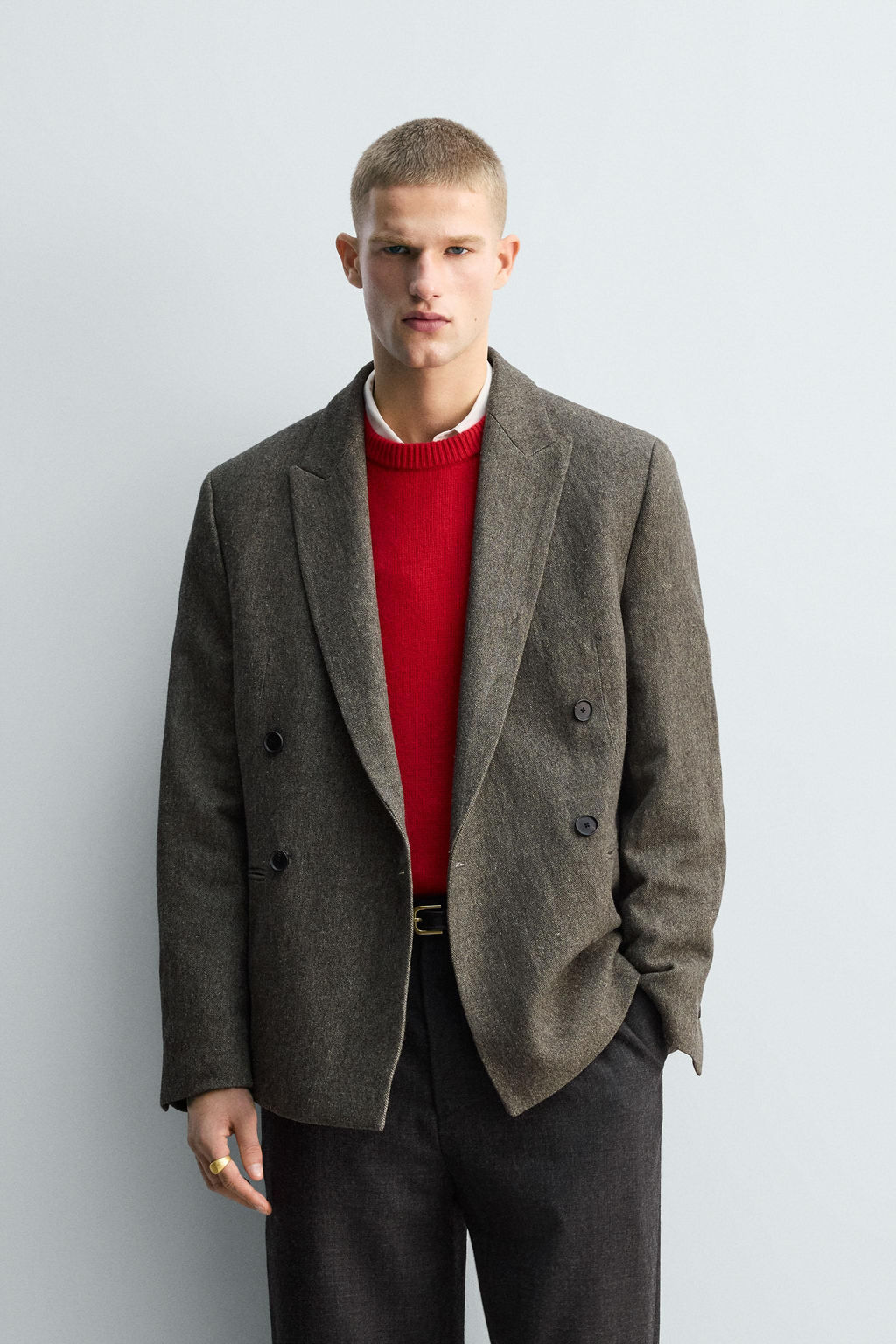 LIMITED EDITION TEXTURED BLAZER - Zara фото 2