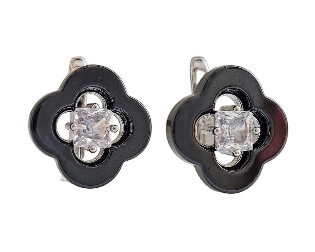 Серьги с керамикой