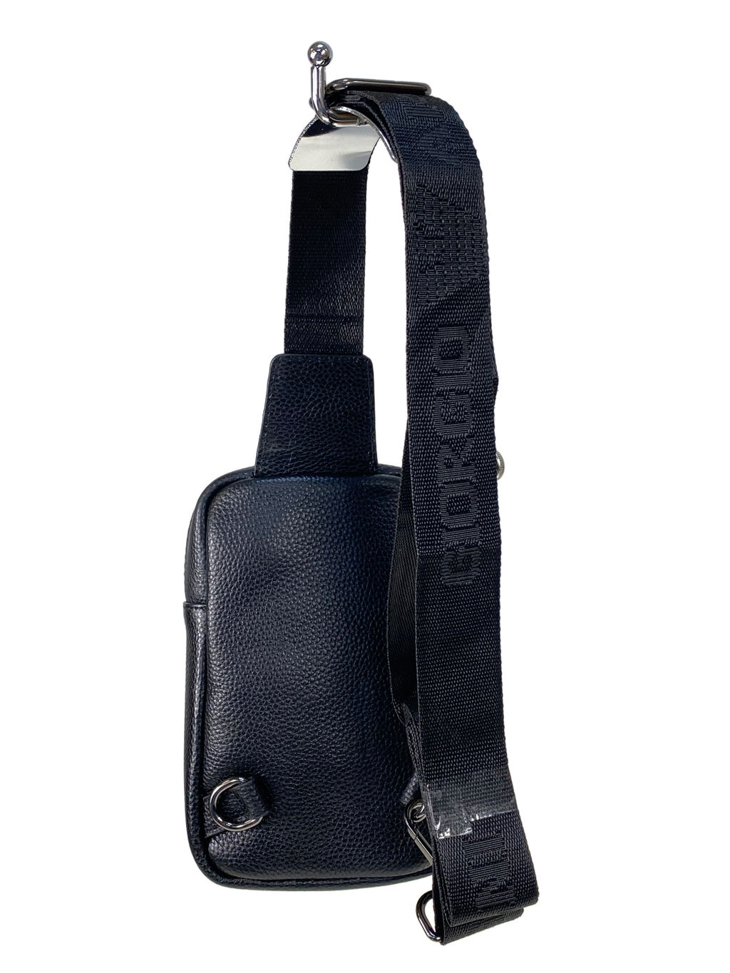 Сумка мужская из натуральной кожи, цвет черный - Greta фото 2