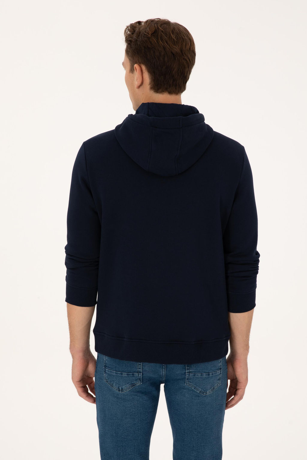 Erkek Regular Fit Kap__onlu _ardonlu Lacivert Sweatshirt - U.s. polo assn фото 5