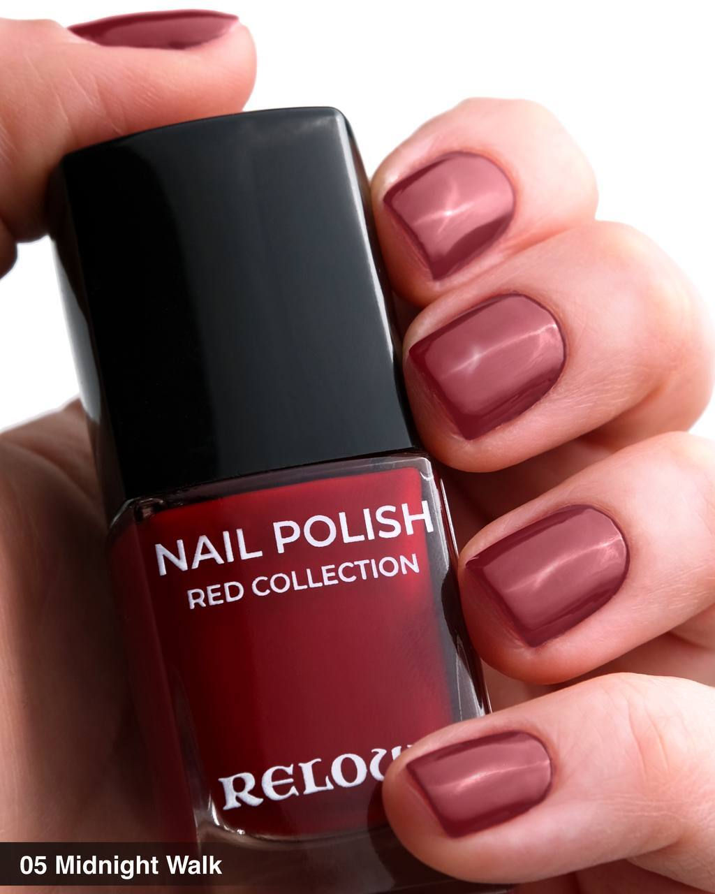 RELOUIS Лак для ногтей Red Collection №05 бордовый
