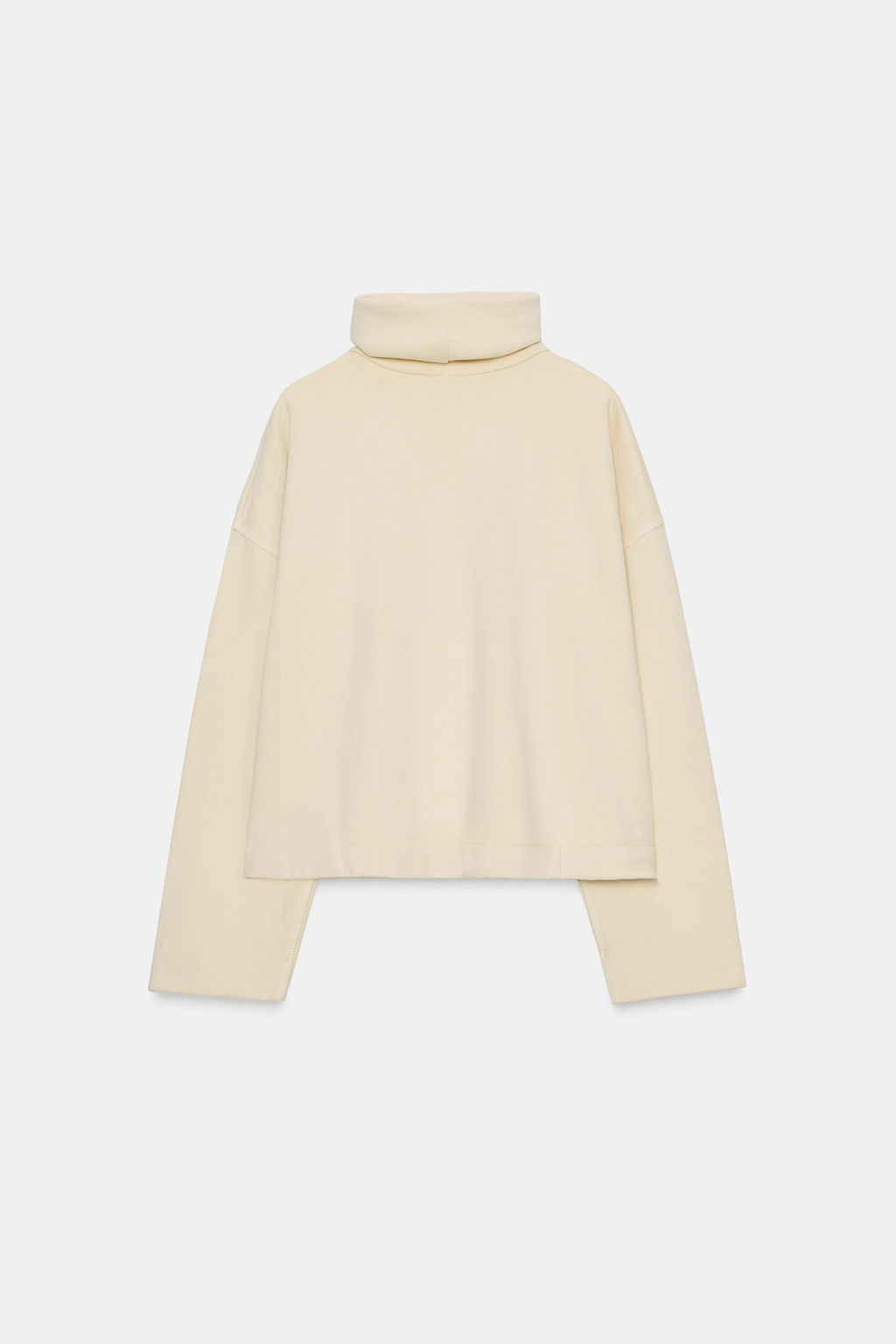 OVERSIZE HIGH NECK SWEATSHIRT - Zara фото 5