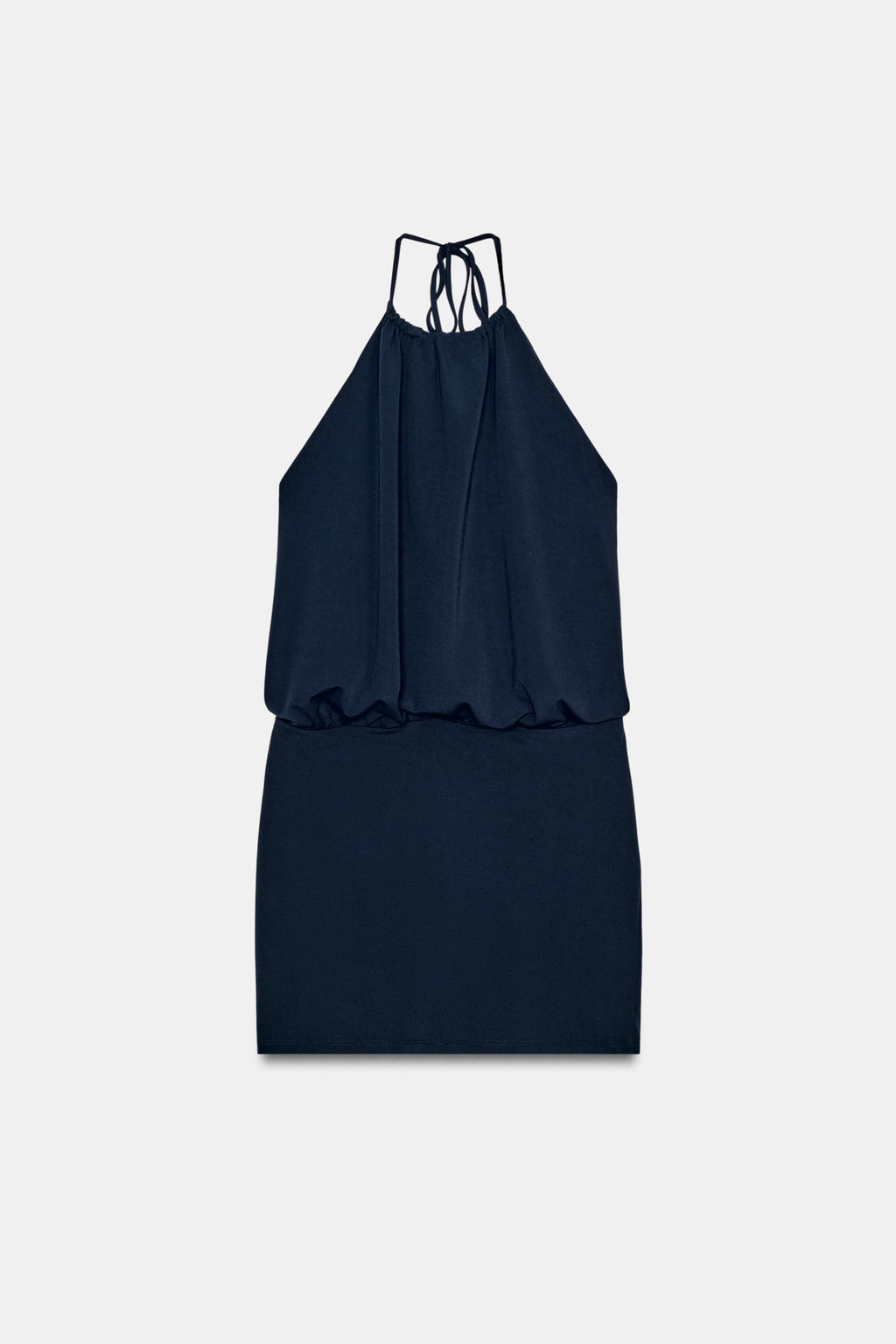 VESTIDO HALTER FLUIDO / Marino - Zara фото 2