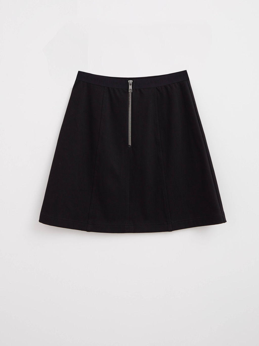 CONTE Фактурная mini-юбка А-силуэта на молнии LU 1621 black - Conte elegant фото 6