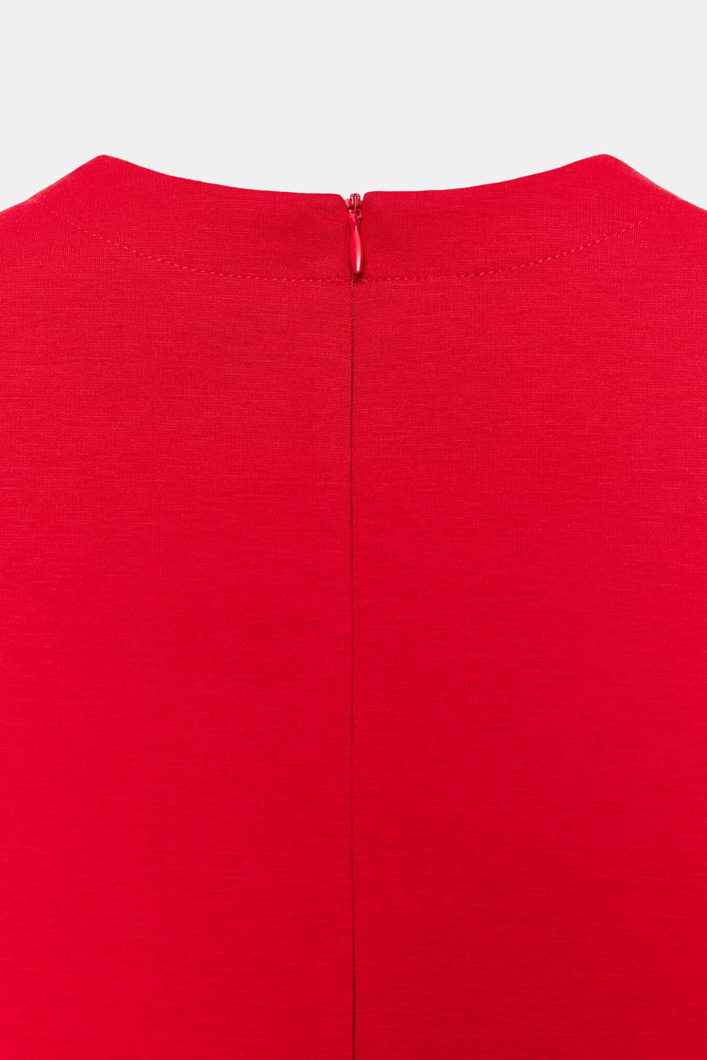 VESTIDO MIDI COMBINADO / Rojo