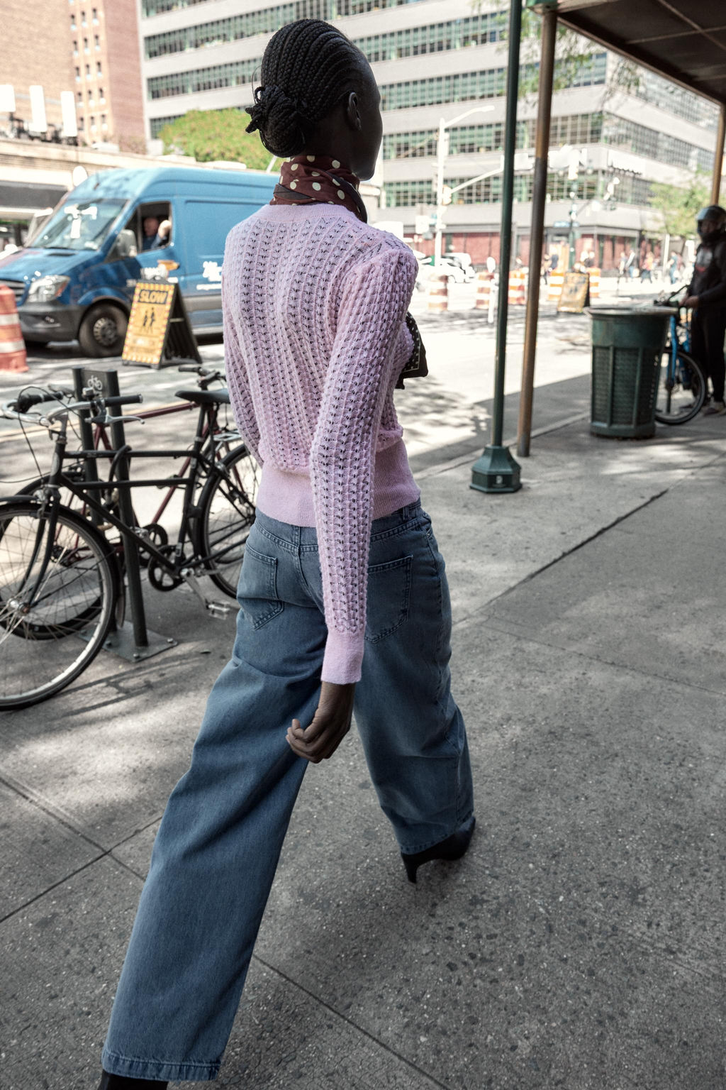 POINTELLE KNIT WOOL AND ALPACA SWEATER - Zara фото 4