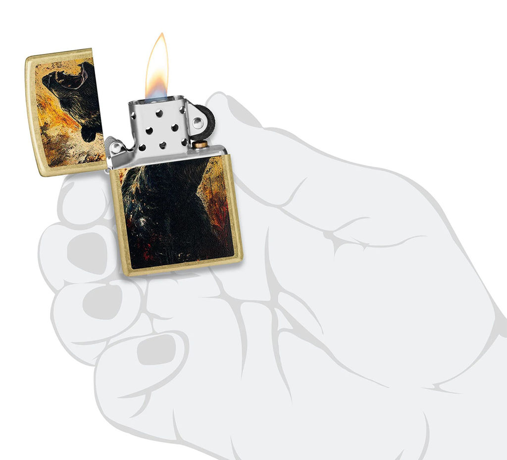 Зажигалка ZIPPO Рычащий гризли | Grizzly Roar 46695