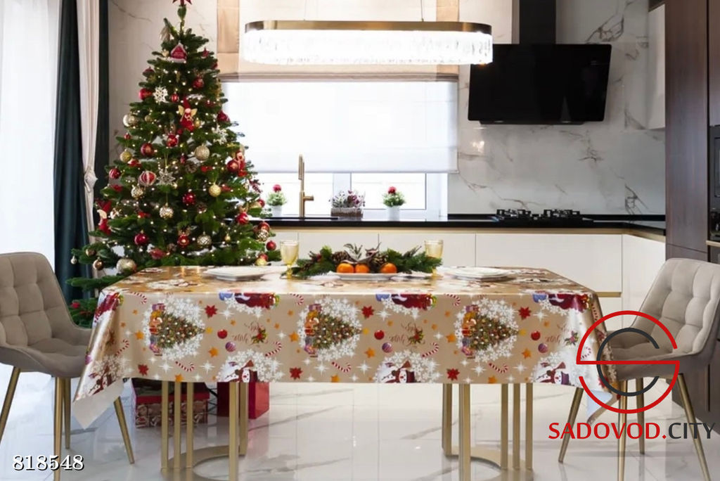 Скатерти с новогодним рисунком