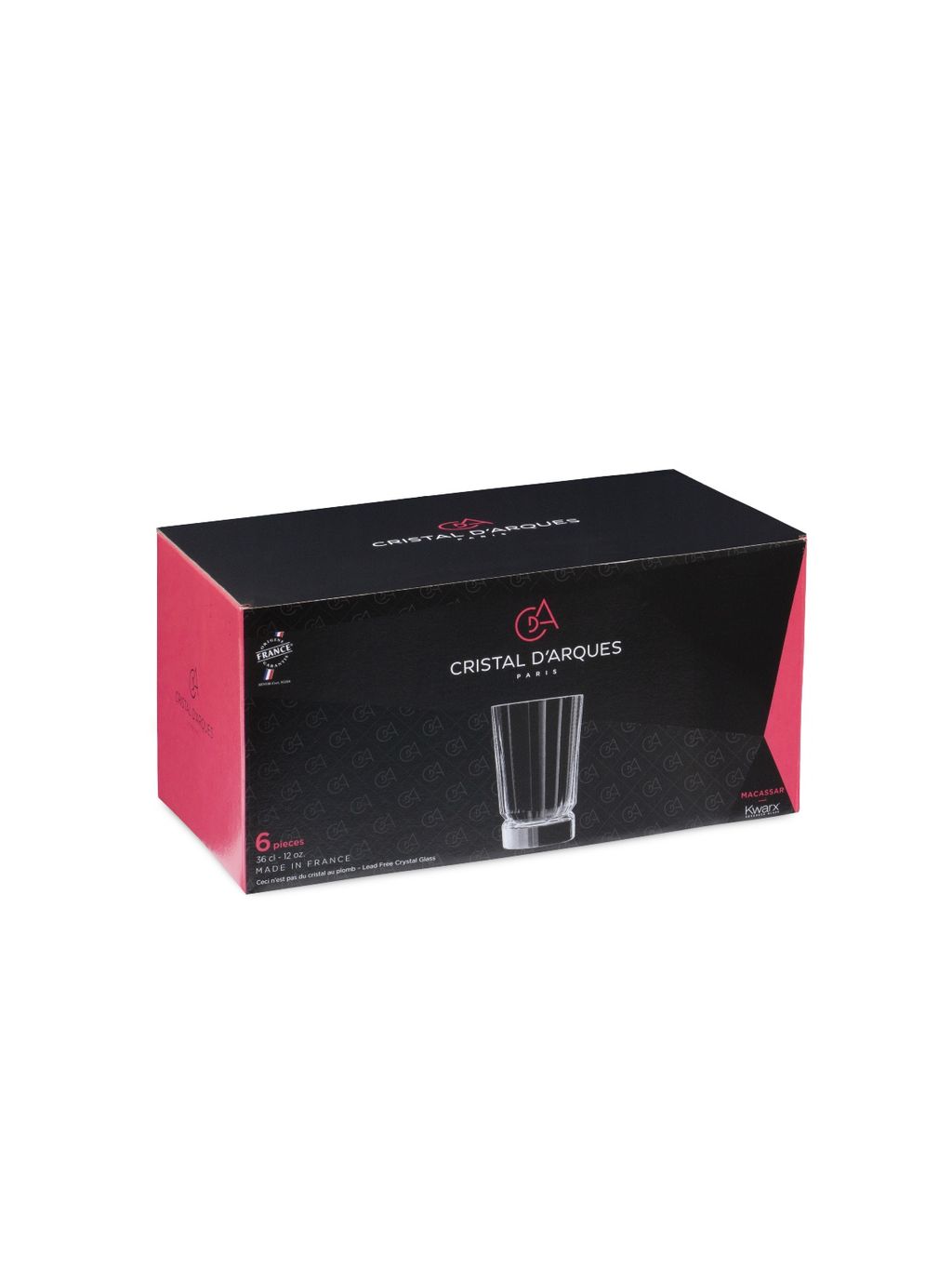 Набор стаканов MACASSAR 6шт 360мл высокие