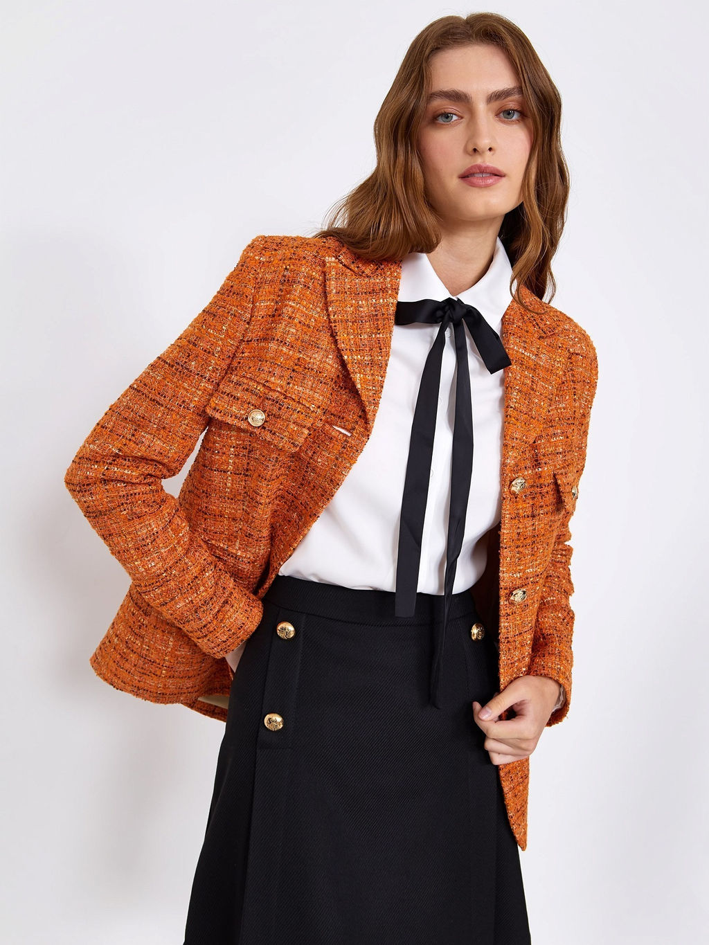 Рубашка с декоративным бантом B2886/snowdrop - Emka фото 5