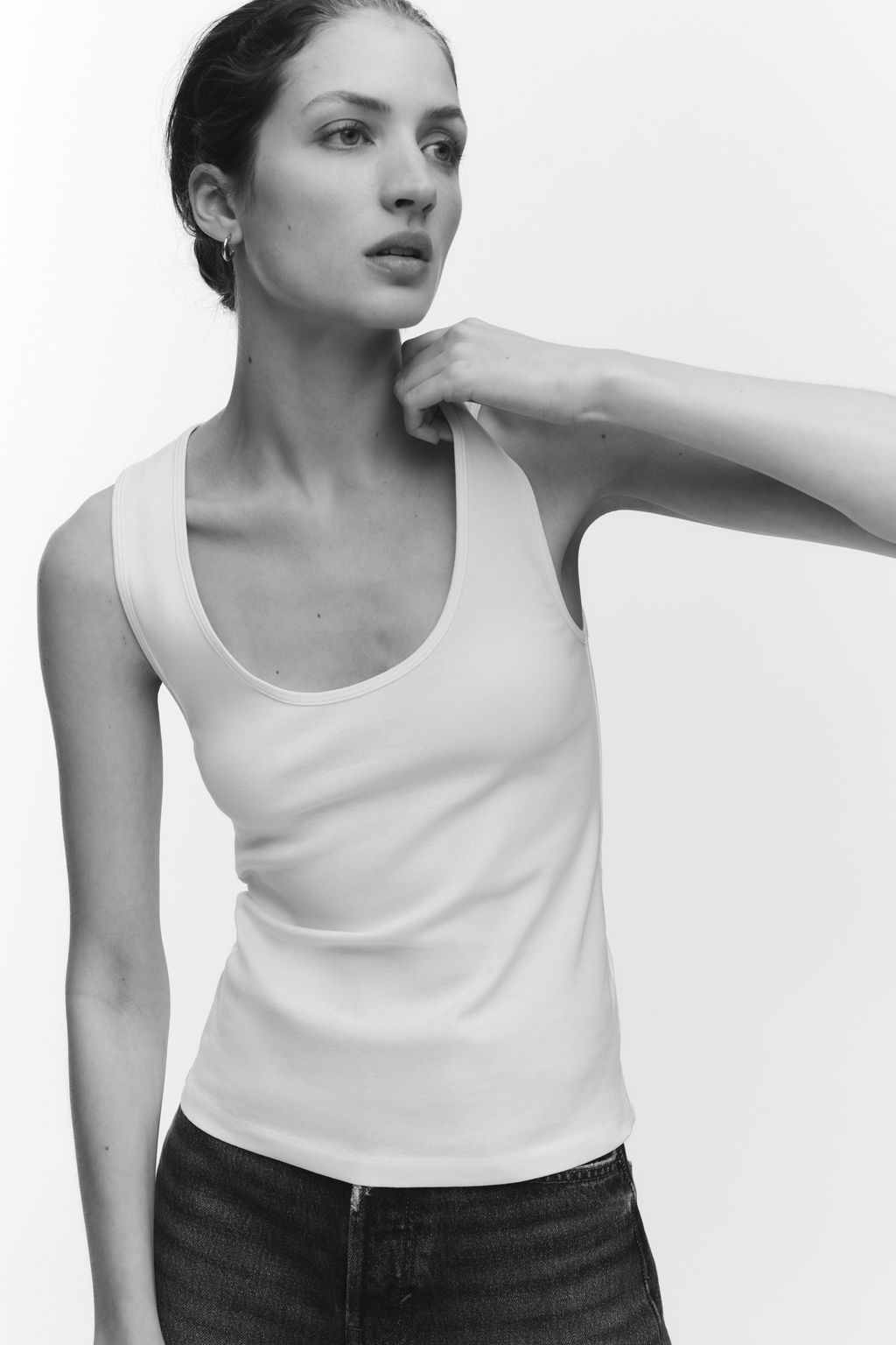 Camiseta sin mangas en algod?n - H&m фото 6