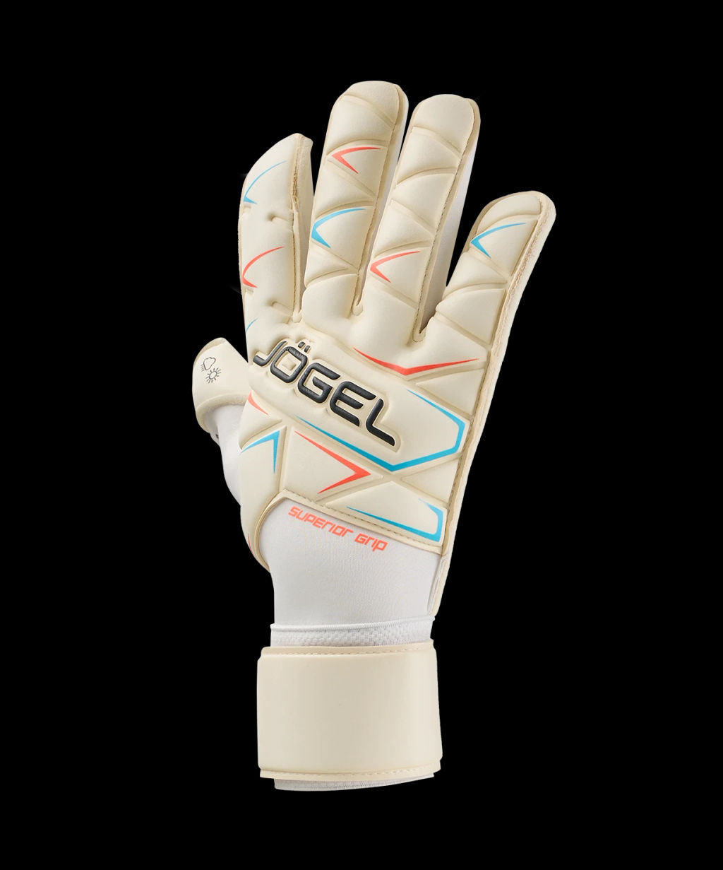 Перчатки вратарские JOGEL Legend SL4 Roll Negative, белый  фото 2