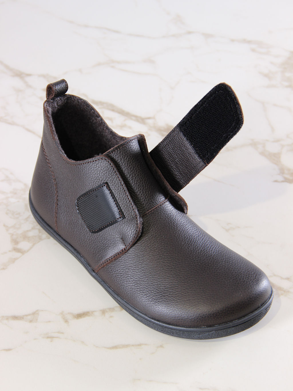 Босоногие ботинки EDART 209.NATAbl.Темно-коричневый оттима/шерсть