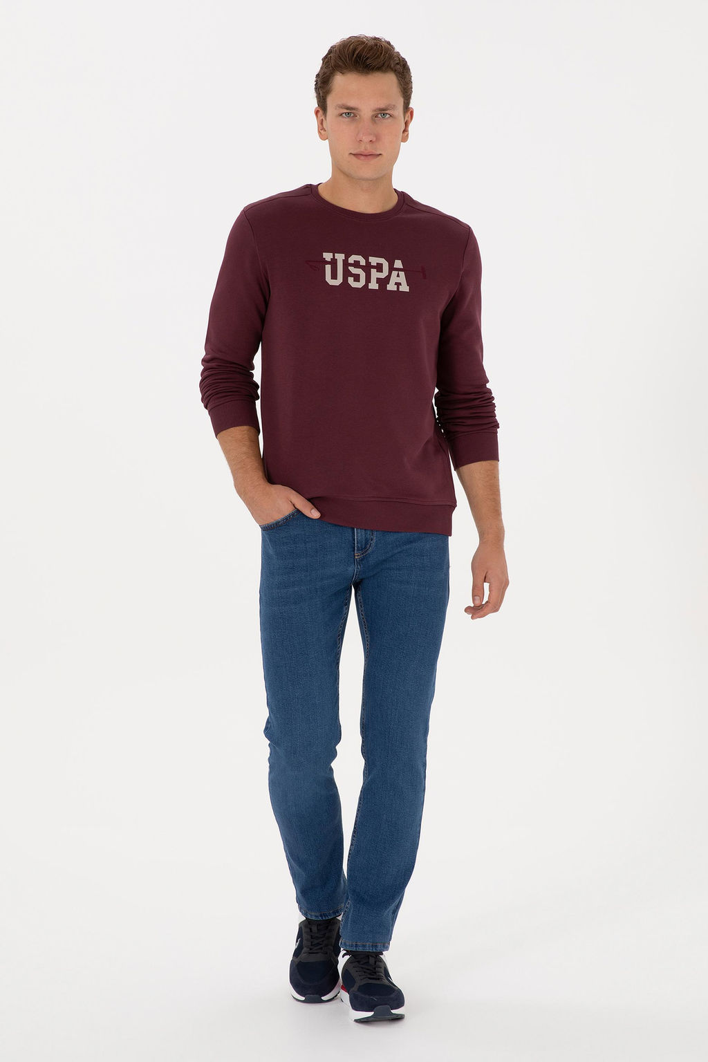 Erkek Bordo Sweatshirt - U.s. polo assn фото 4