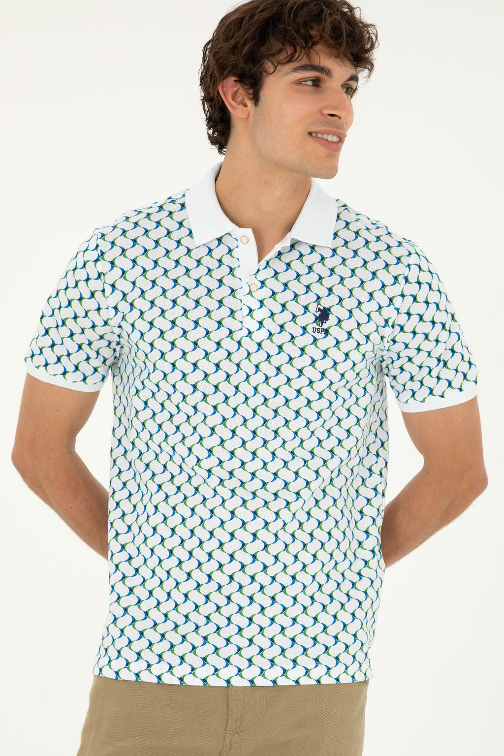 U. S. Polo Assn / Мужская темно-синяя футболка - U.s. polo assn фото 10