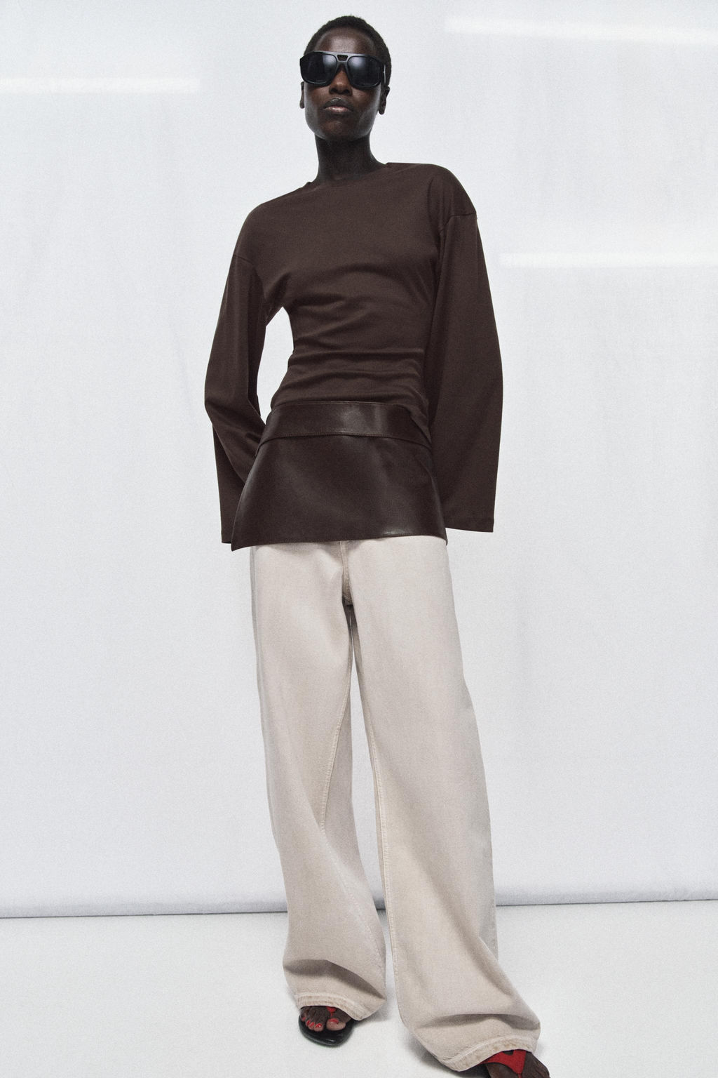 100% LEATHER SKIRT BELT