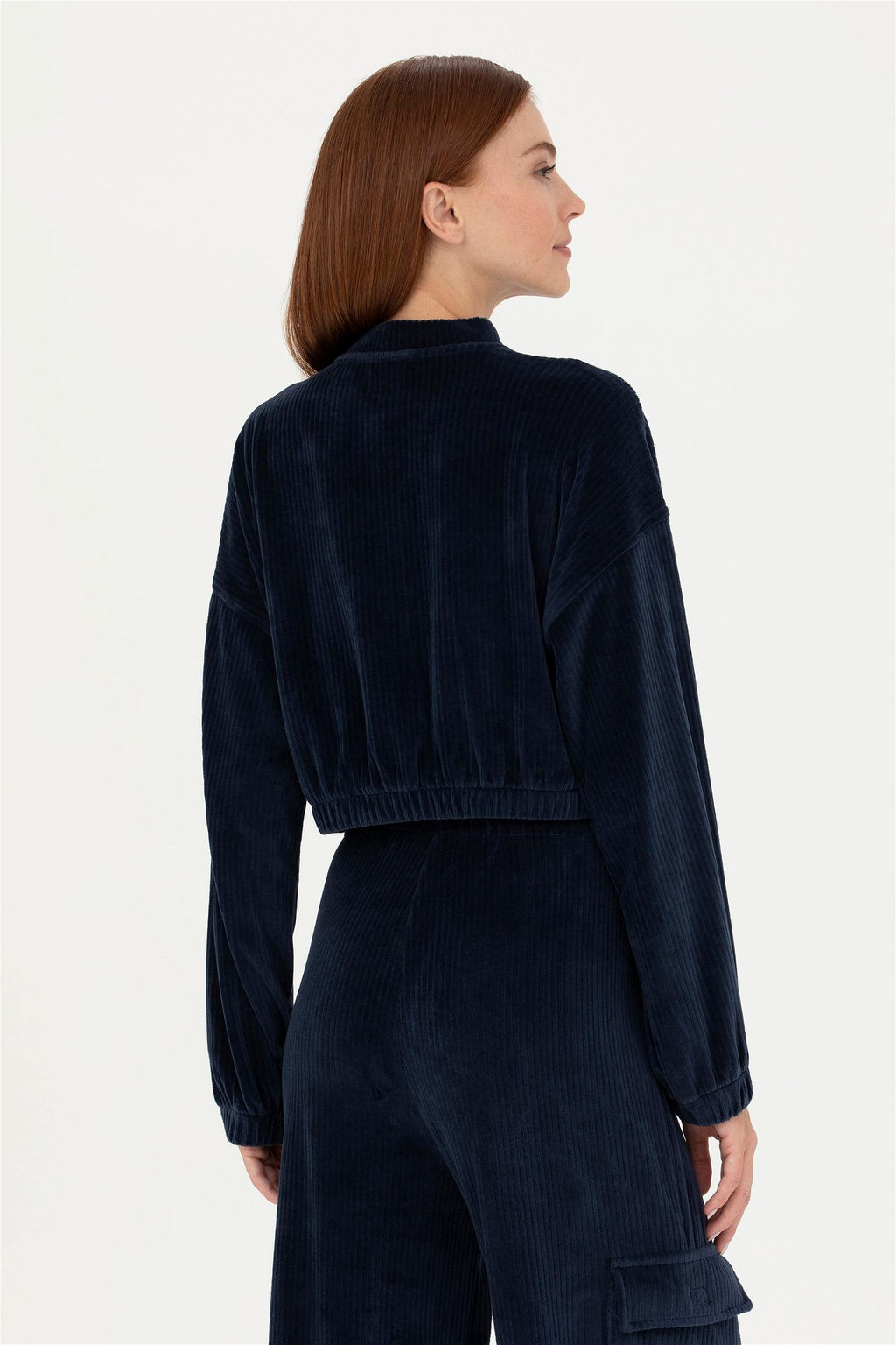 Женский темно-синий свитшот - U.s. polo assn фото 5