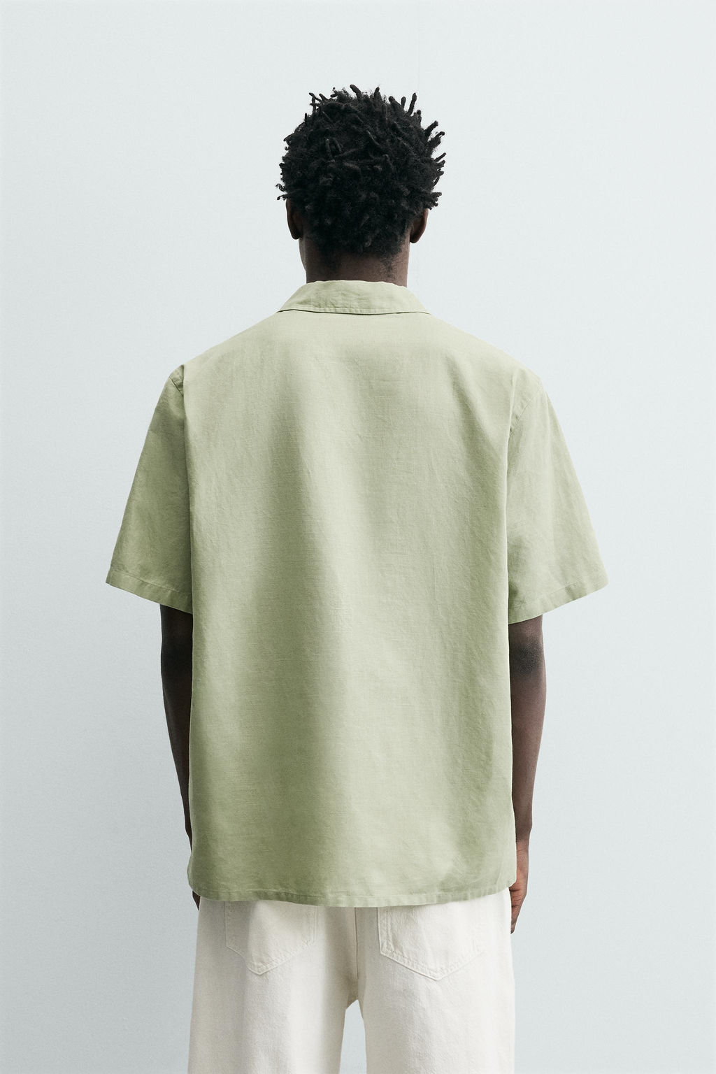 POLO REGULAR FIT C??AMO - ALGOD?N / Verde claro - Zara фото 3
