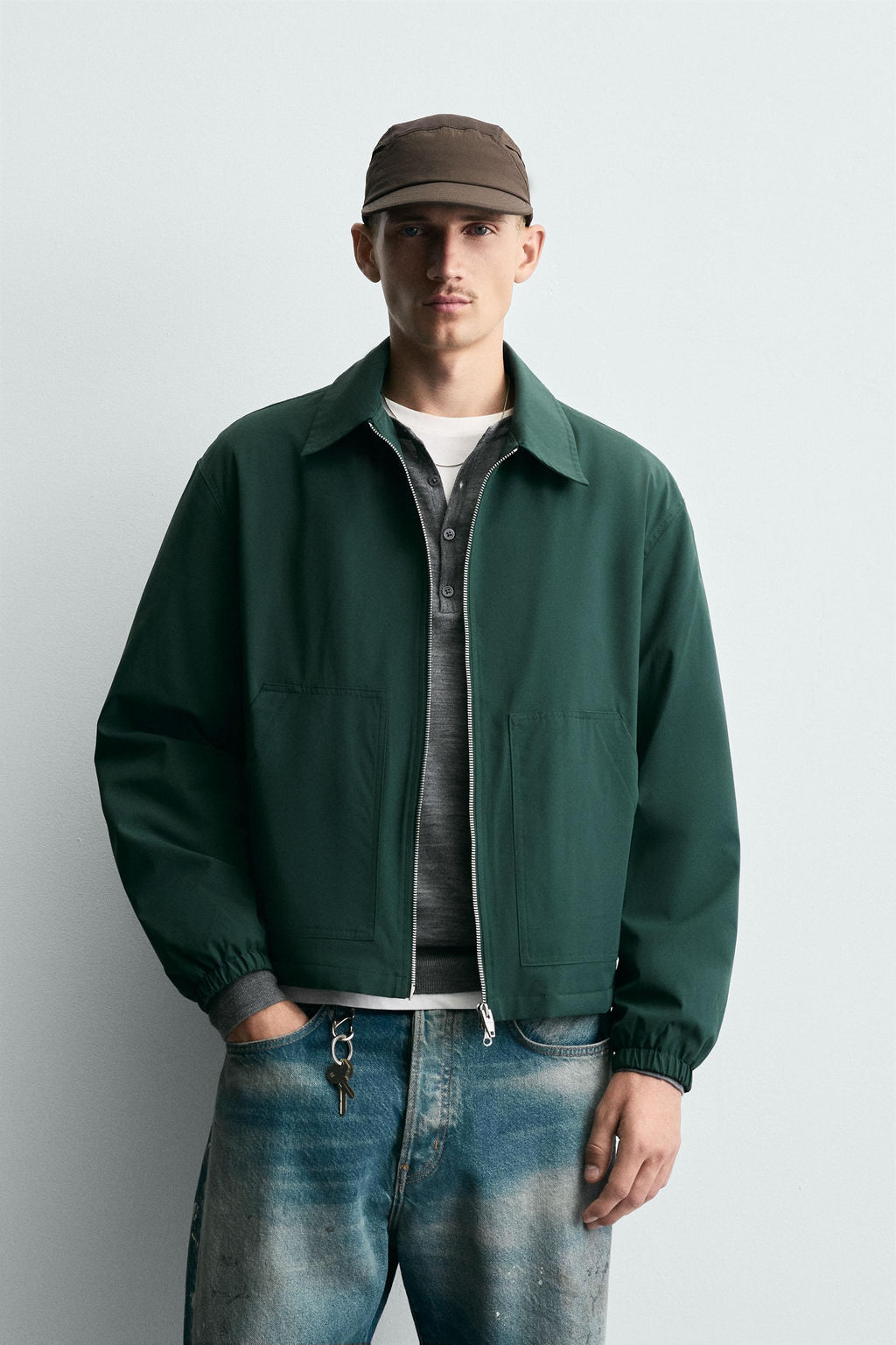 TECHNICAL ZIP-UP JACKET - Zara фото 2