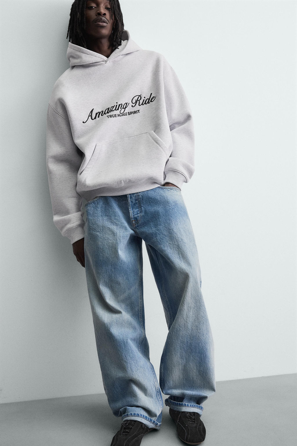 COMBINED SLOGAN SWEATSHIRT - Zara фото 14
