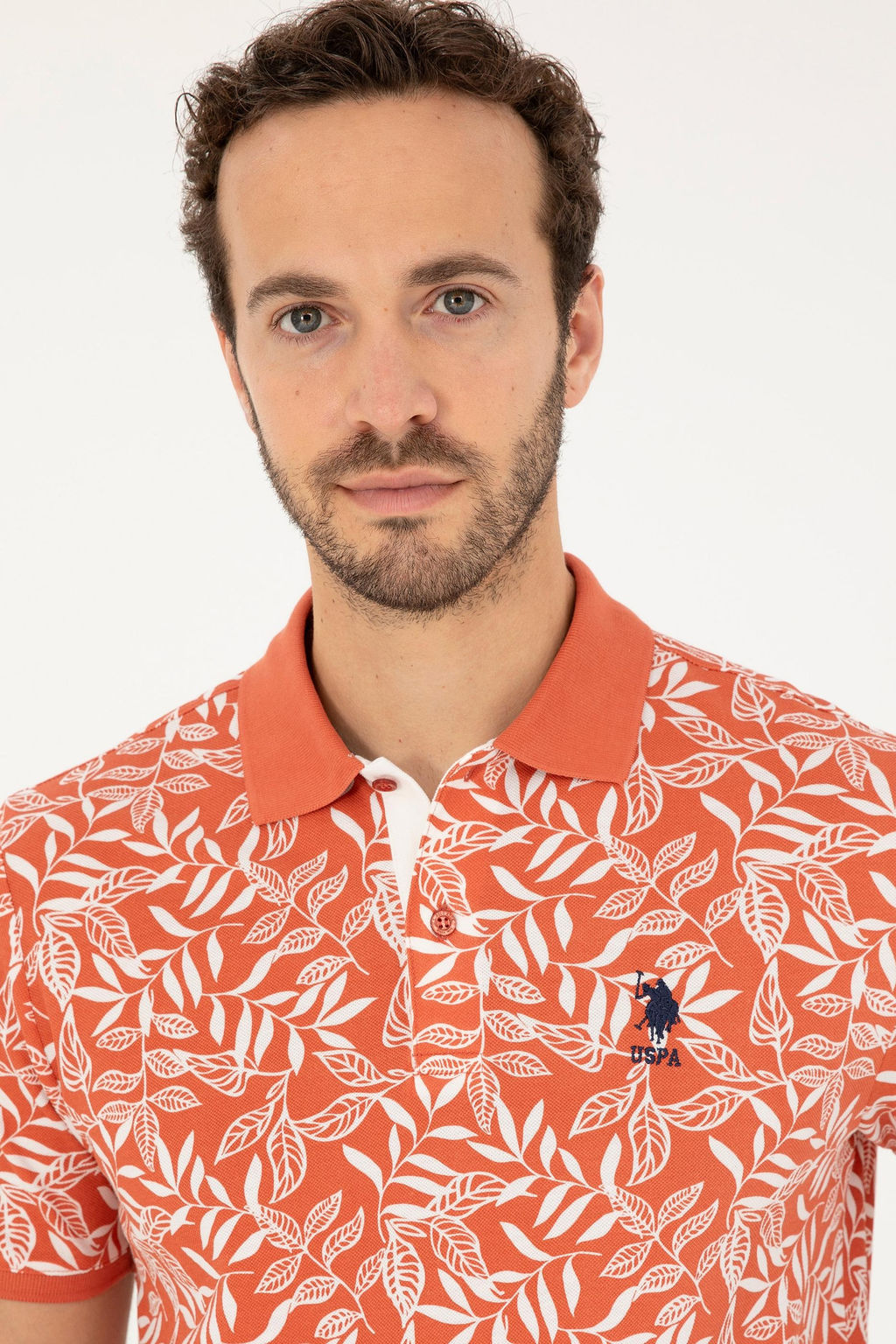 U. S. Polo Assn / Мужская футболка с пудрой - U.s. polo assn фото 2