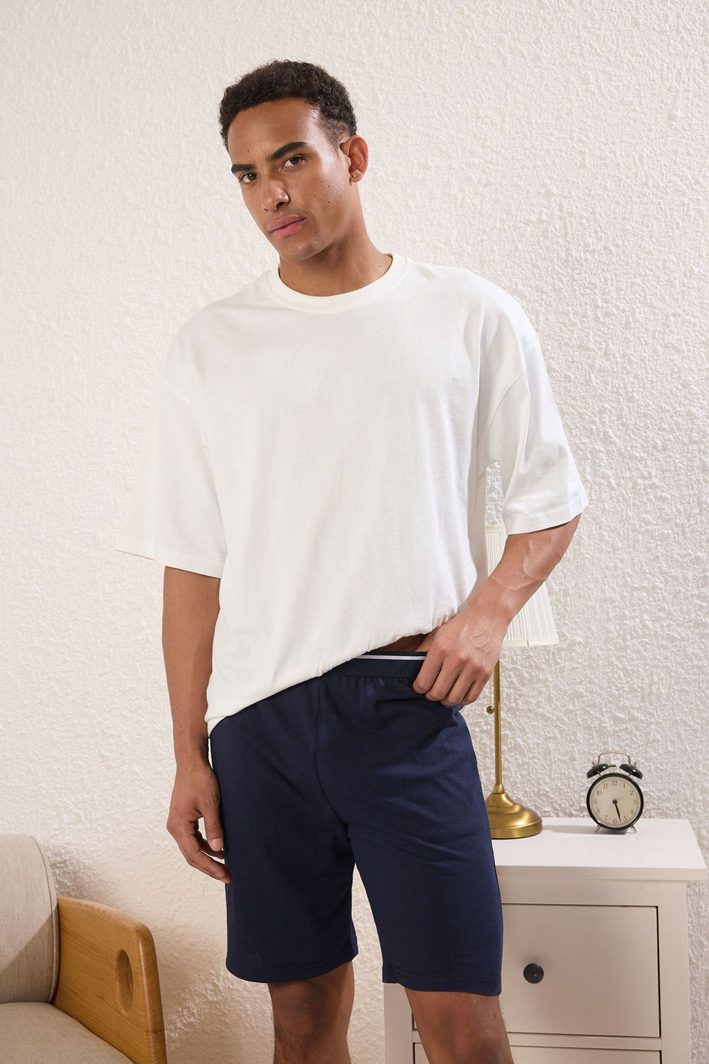TRENDYOL MAN Lacivert- Bordo Regular Fit 2li Orme Sort TMNSS25SR00045 - Trendyolmilla фото 5