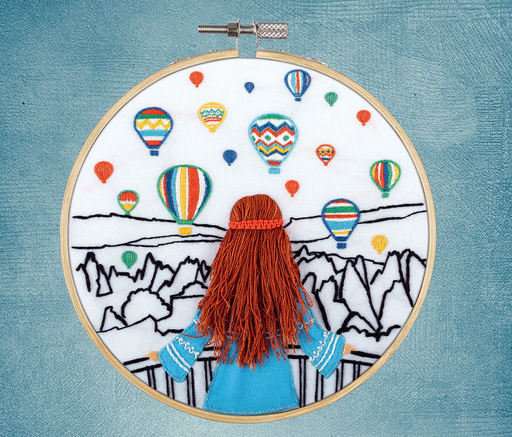 Набор для вышивания PANNA Живая картина JK-2348 Увидеть Каппадокию 15.5 х 15.5 см