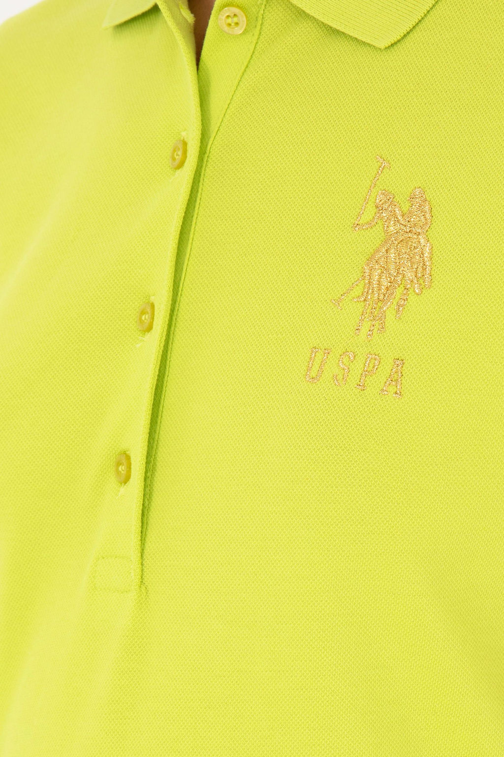 Женская базовая футболка фисташкового цвета Неожиданная скидка в корзине - U.s. polo assn фото 7