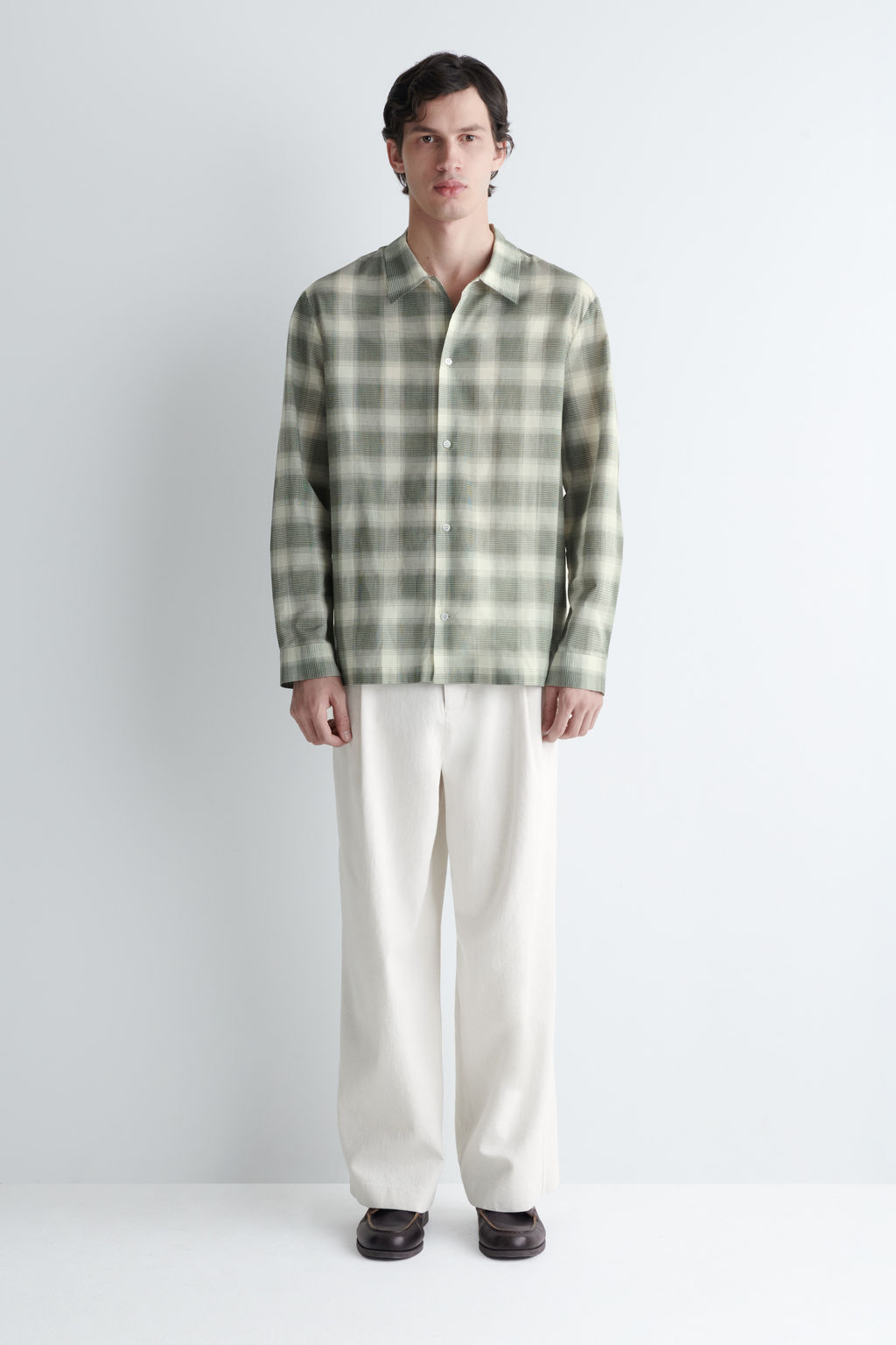 CAMISA DE ALGOD?N A CUADROS - H&m фото 7