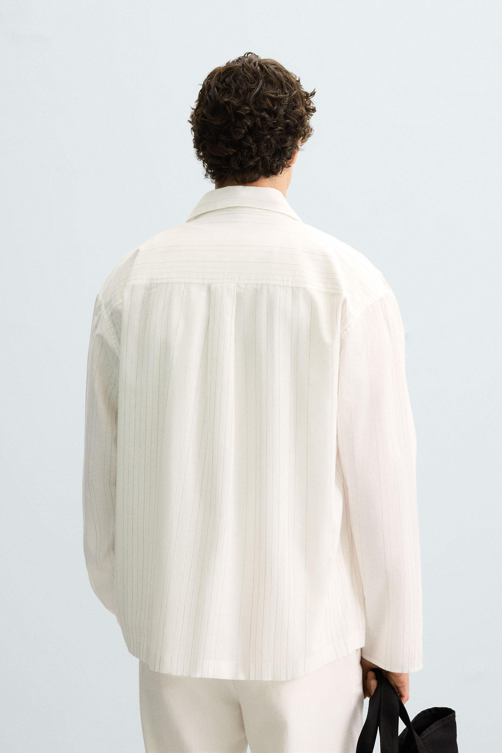 STRIPED TEXTURED SHIRT - Zara фото 12